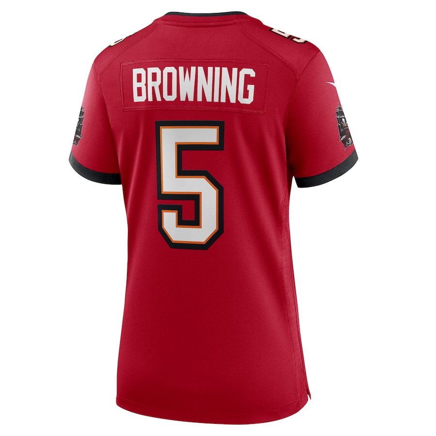Jack Browning 5 Tampa Bay Buccaneers Game Red NFL Jersey Women's