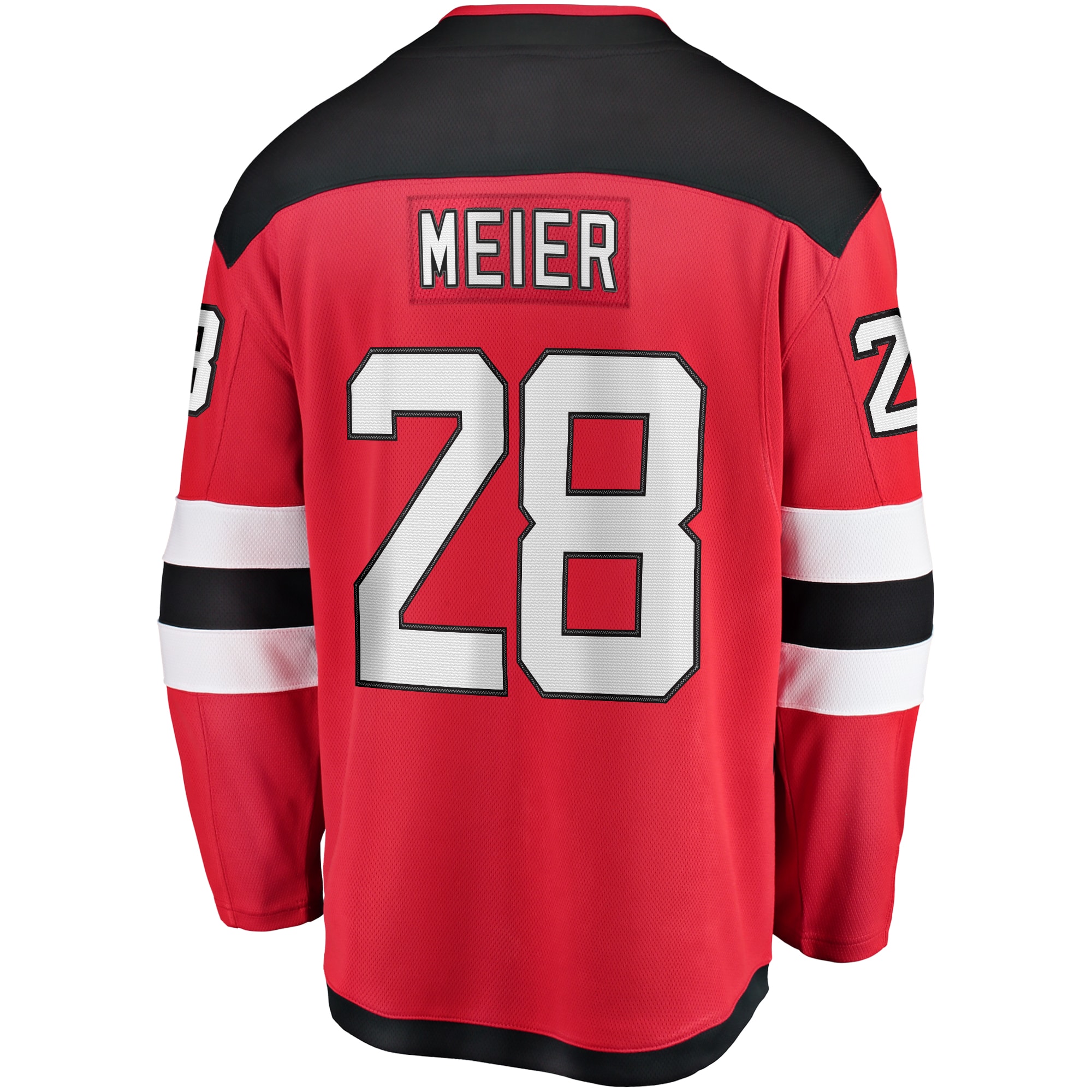 New Jersey Devils Timo Meier Red Home Breakaway NHL Jersey Men's