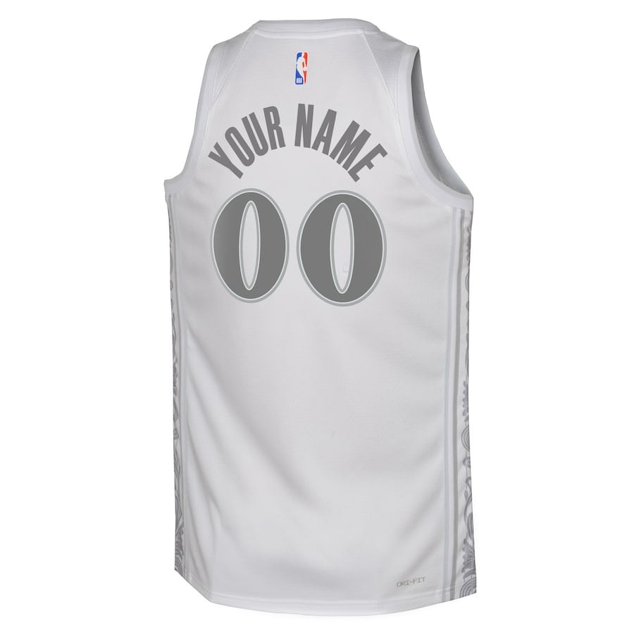Dallas Mavericks 2024/25 Swingman Custom City Editio White NBA Jersey Youth