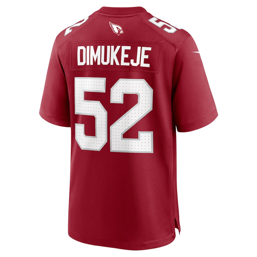 Victor Dimukeje 52 Arizona Cardinals Team Game Cardinal NFL Jersey Men's