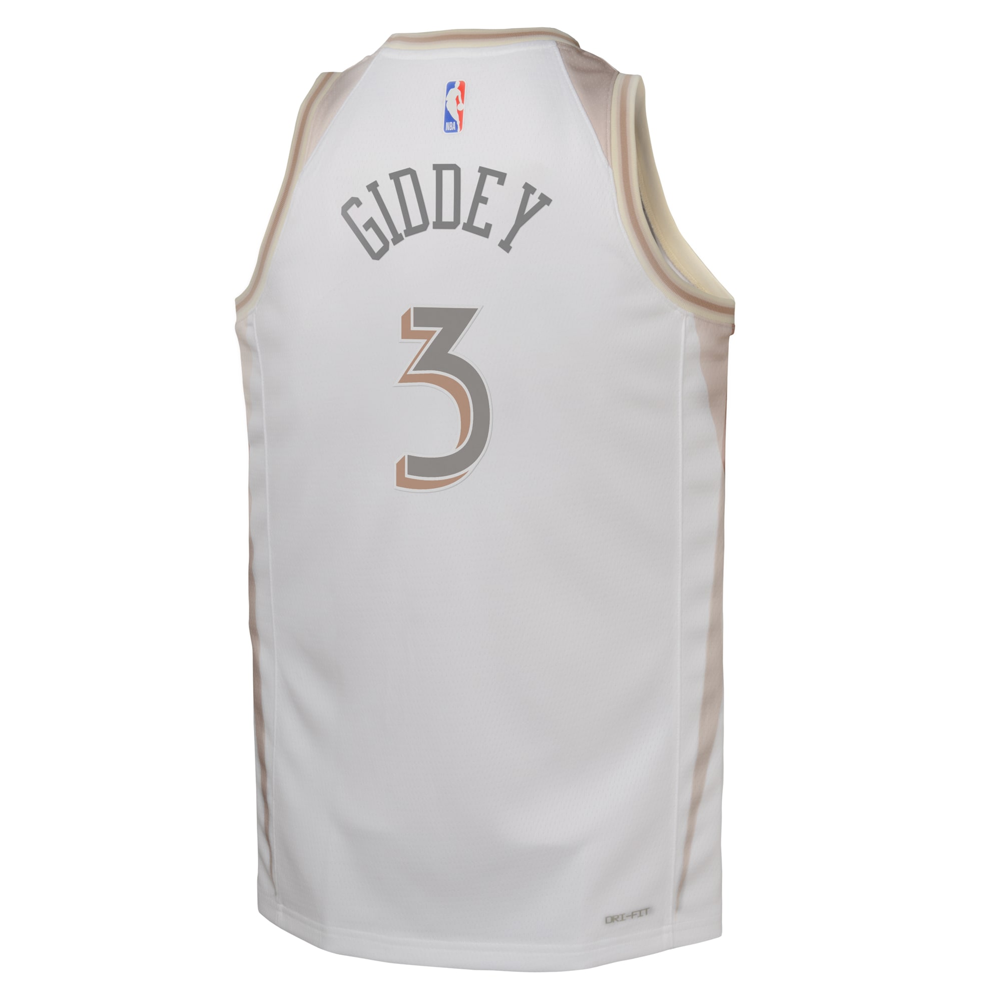 Chicago Bulls City Edition Swingman 202 White Josh Gidde NBA Jersey Youth