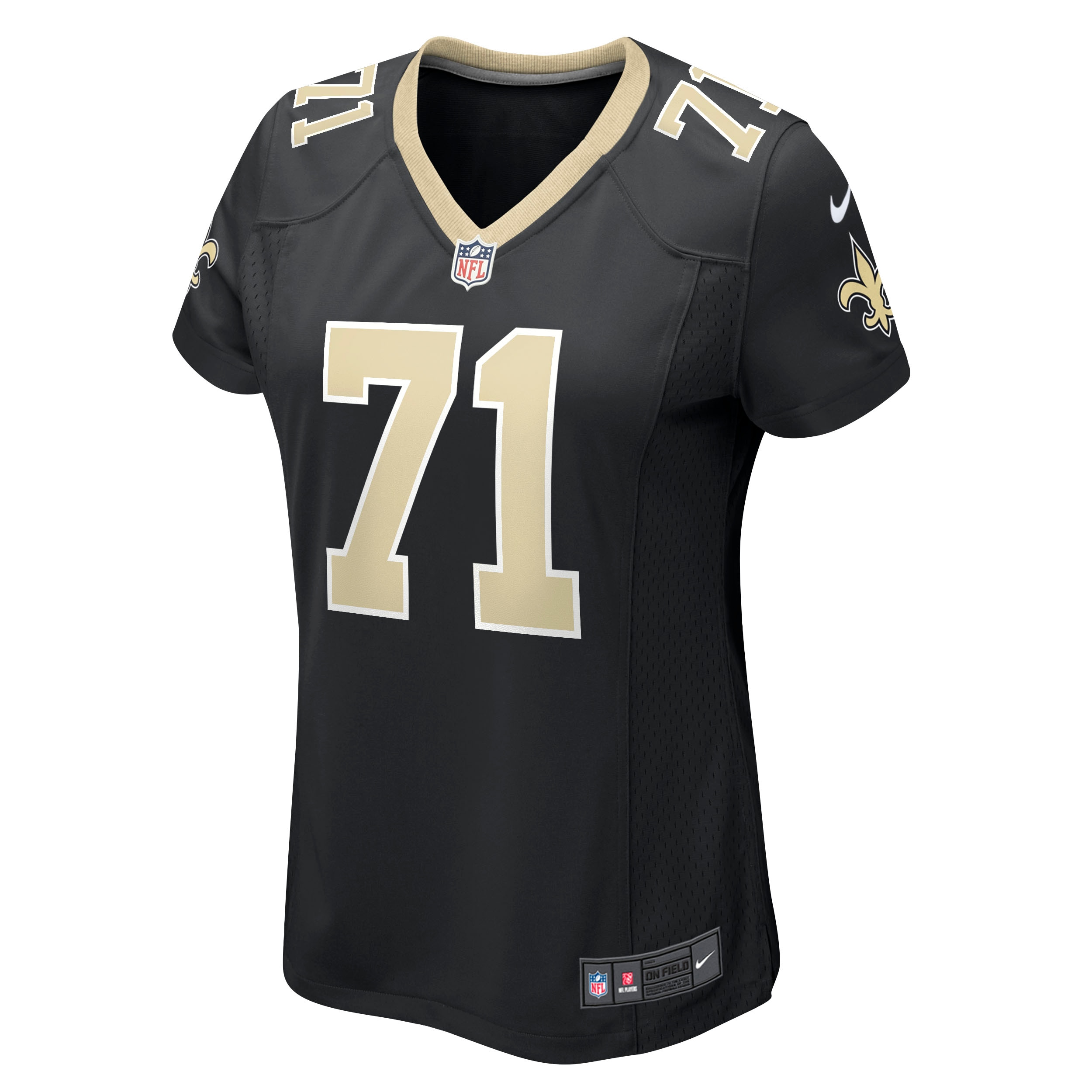 New Orleans Saints Ryan Ramczyk Black Game NFL Jersey Women's