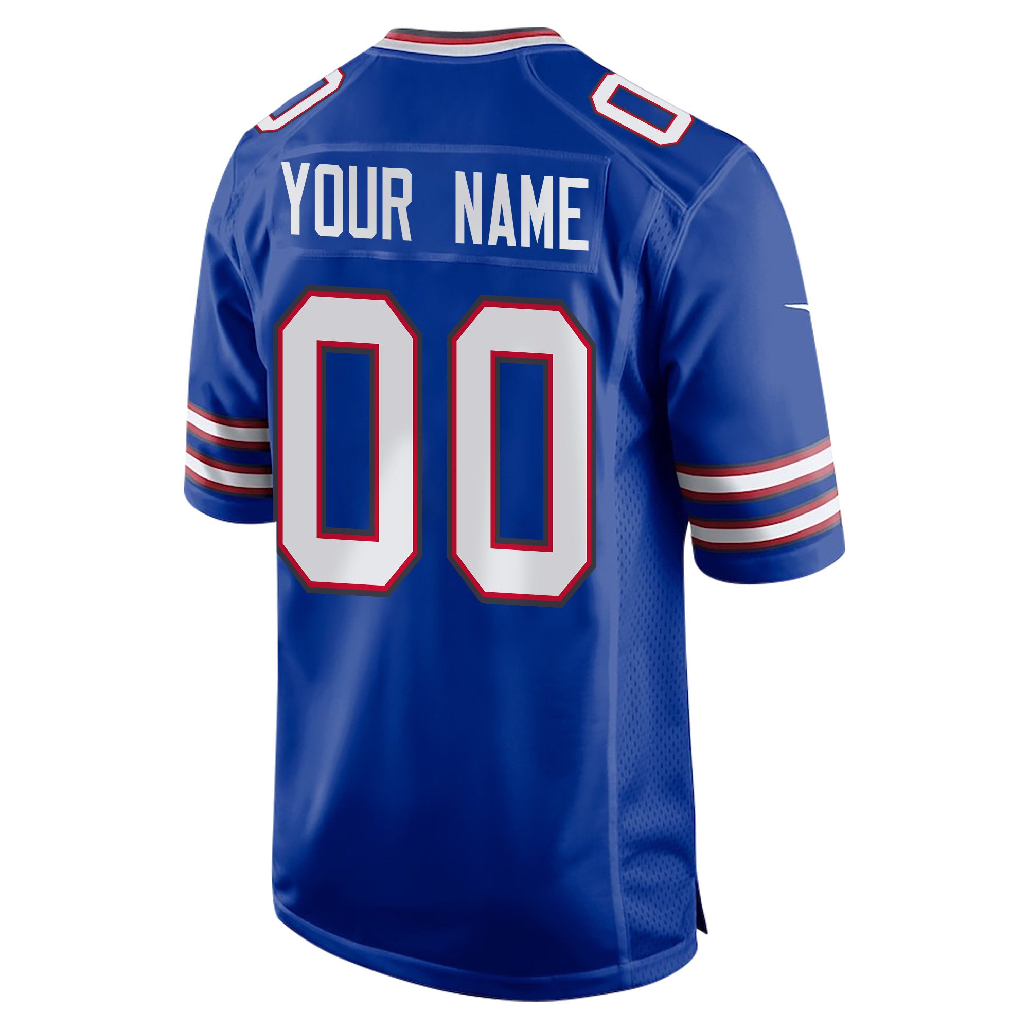 Buffalo Bills Vs. Washington Commanders Super Bowl LIX Game Custom Royal NFL Jersey Men's