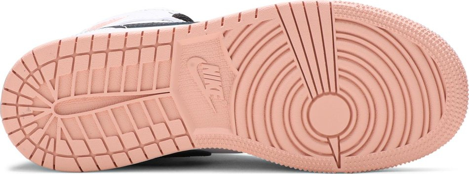 Air Jordan 1 Mid GS White Arctic Orange 554725-180