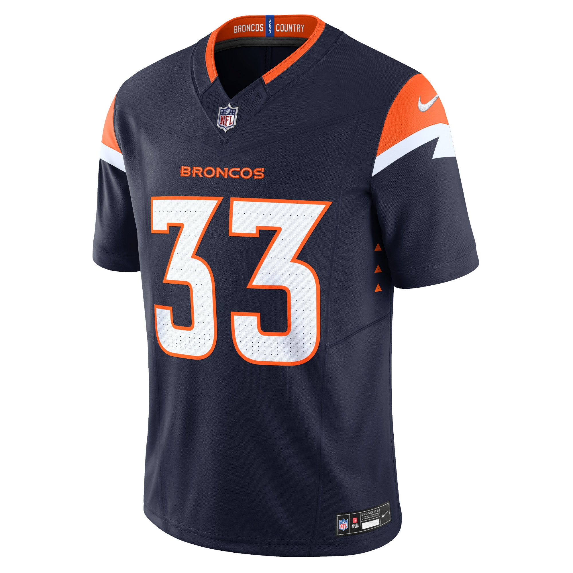 Denver Broncos Javonte Williams Navy Mile High Collection Vapor F.U.S.E. Limited NFL Jersey Men's