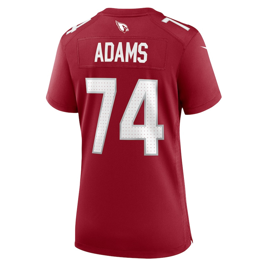 Isaiah Adams 74 Arizona Cardinals Game Cardinal NFL Jersey Women's