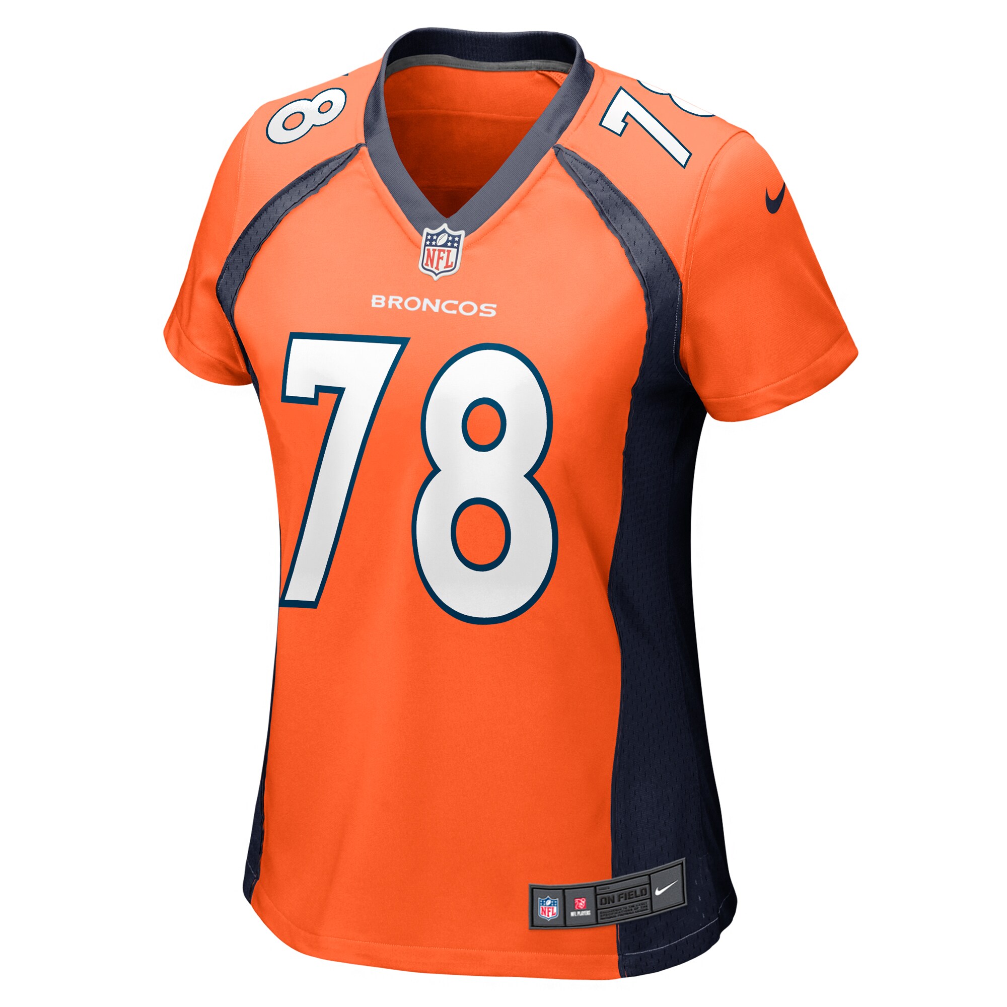 Denver Broncos William Sherman Orange Team Game NFL Jersey Women's
