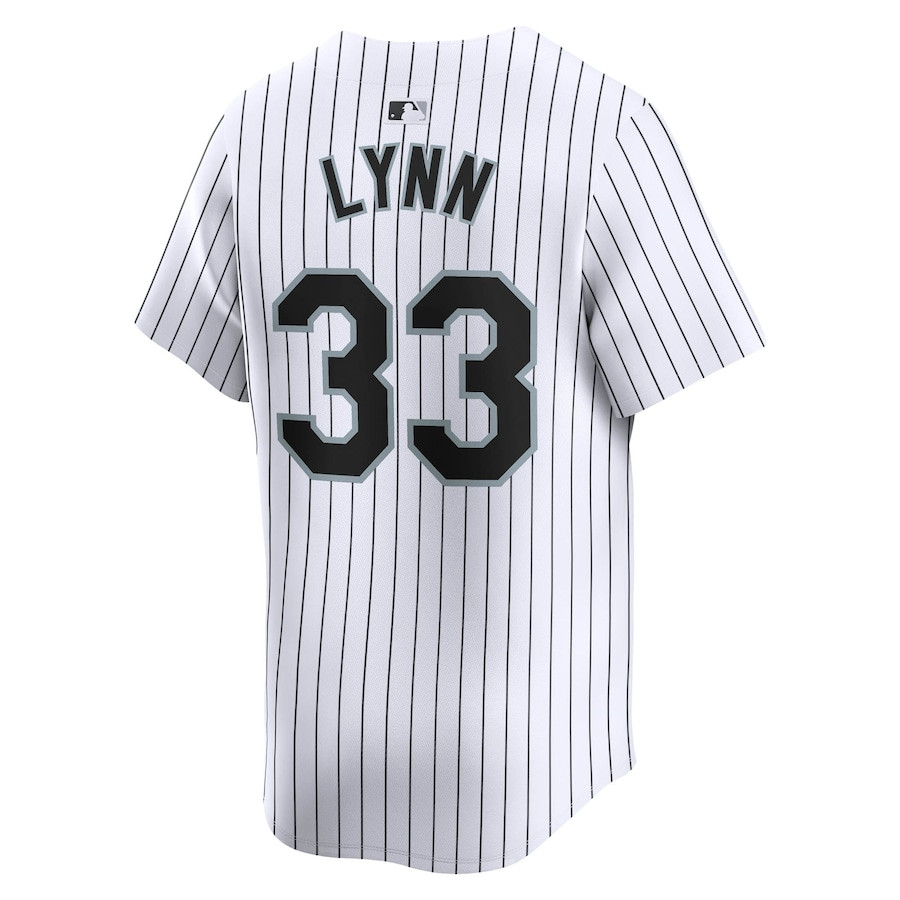 Lance Lynn 33 Chicago White Sox Home Limited Player White MLB Jersey Men's