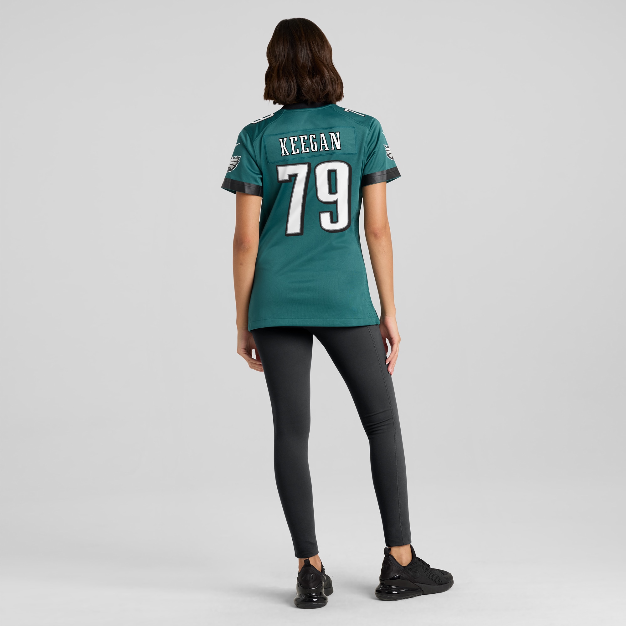Philadelphia Eagles Trevor Keegan Midnight Green Team Game NFL Jersey Women's