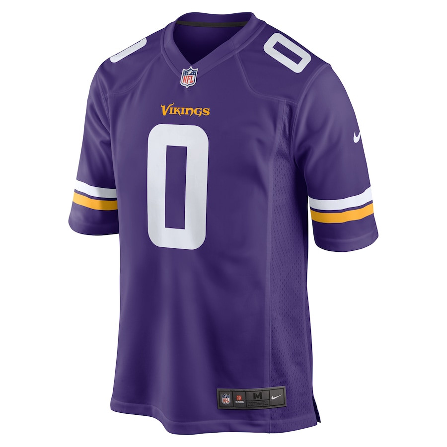 Ivan Pace Jr 0 Minnesota Vikings Game Purple NFL Jersey Men's