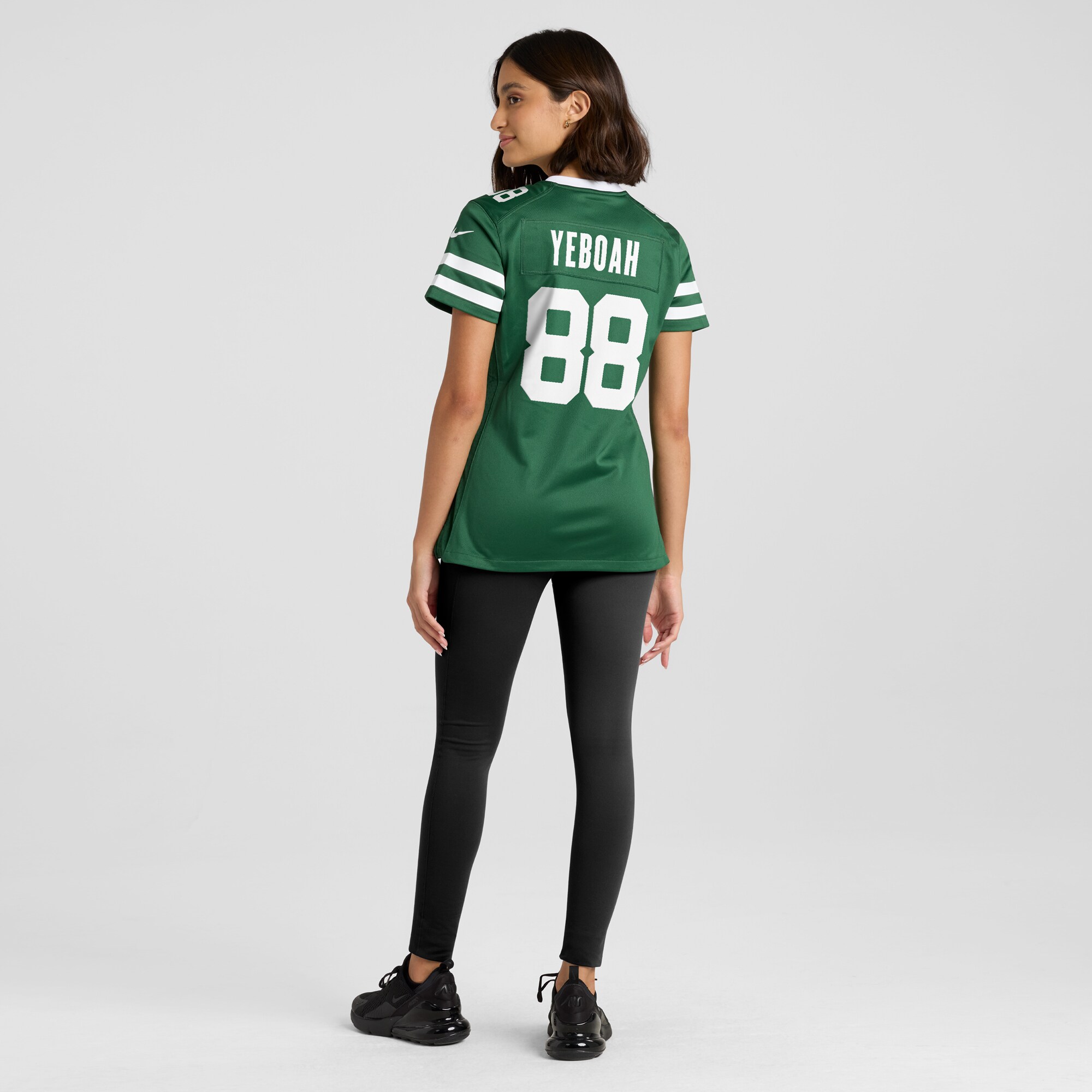 New York Jets Kenny Yeboah Legacy Green Team Game NFL Jersey Women's