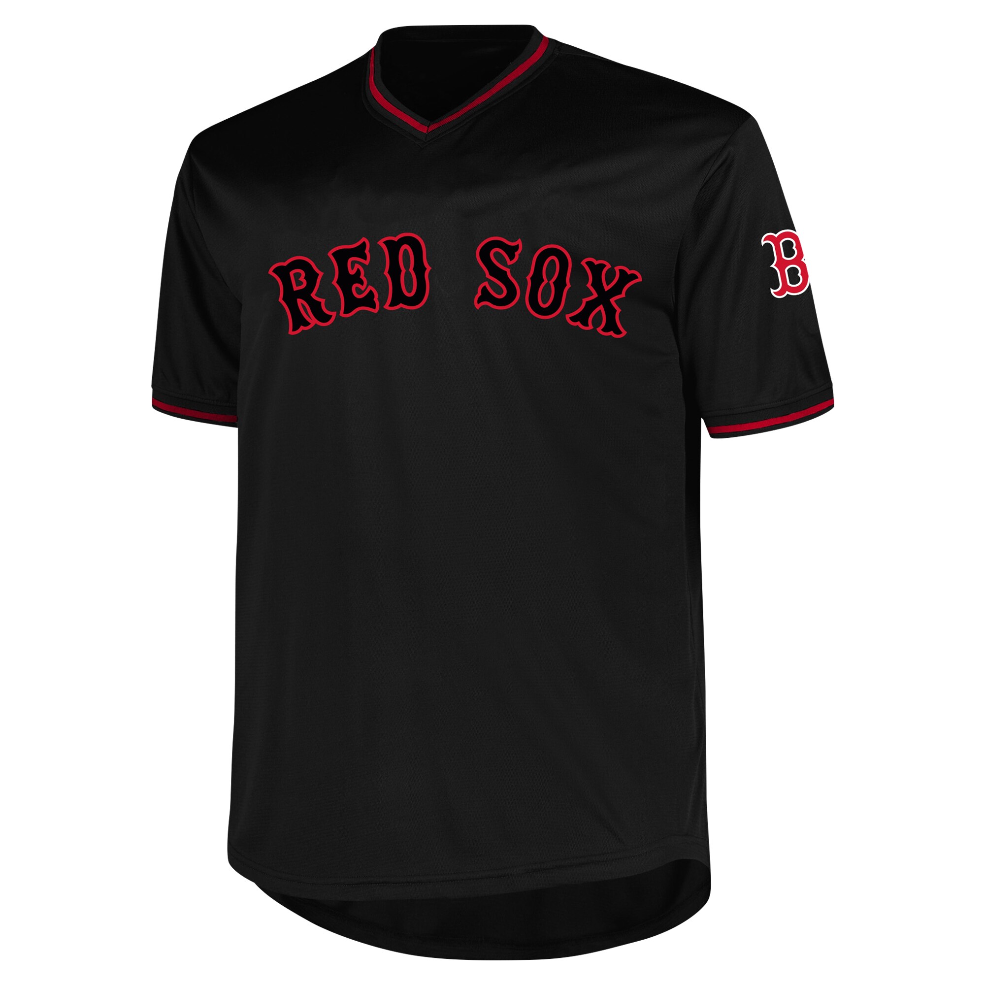 Boston Red Sox Profile Black Big Tall Pop Fashion MLB Jersey Men's