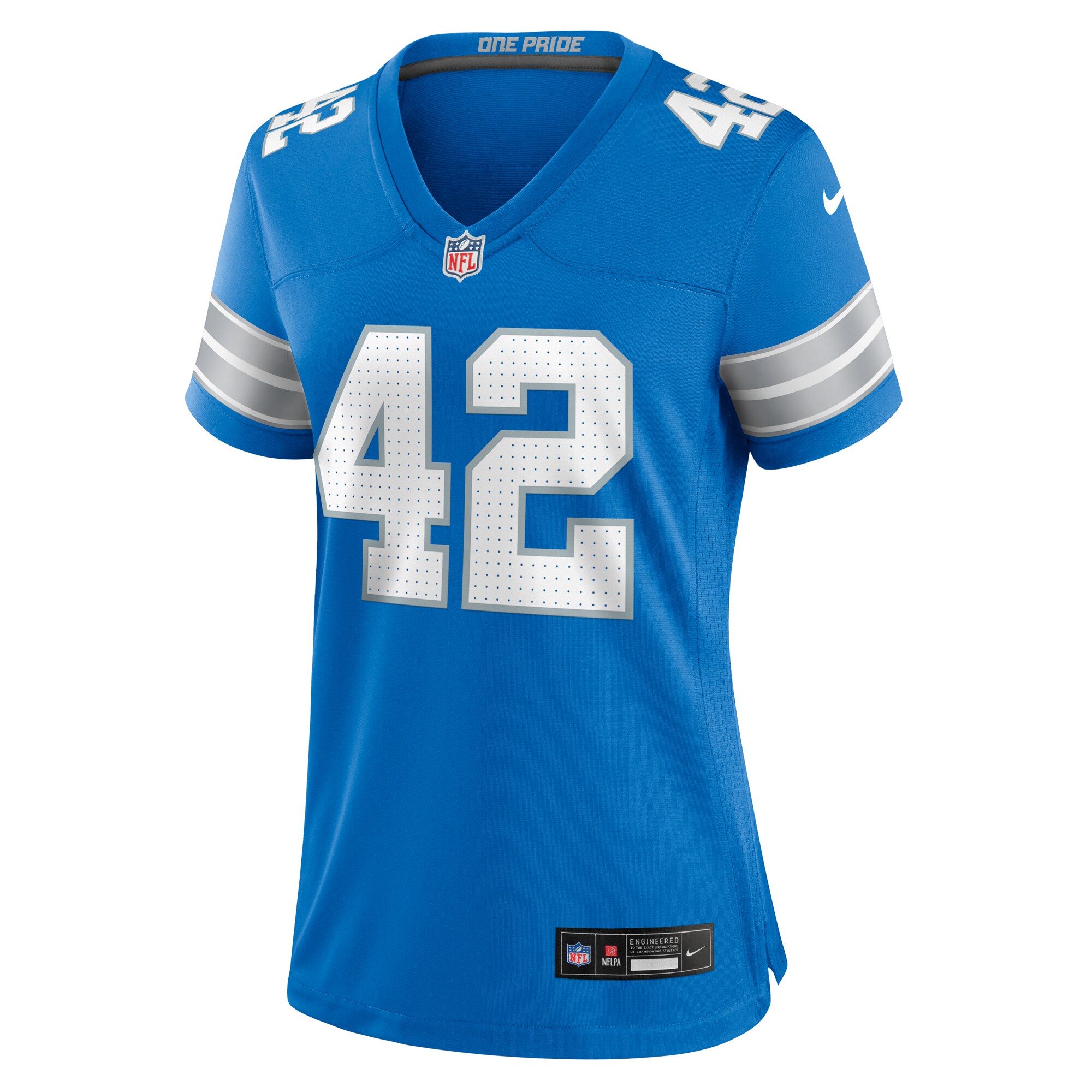 Detroit Lions Jalen Reeves-Maybin Blue Team Game NFL Jersey Women's