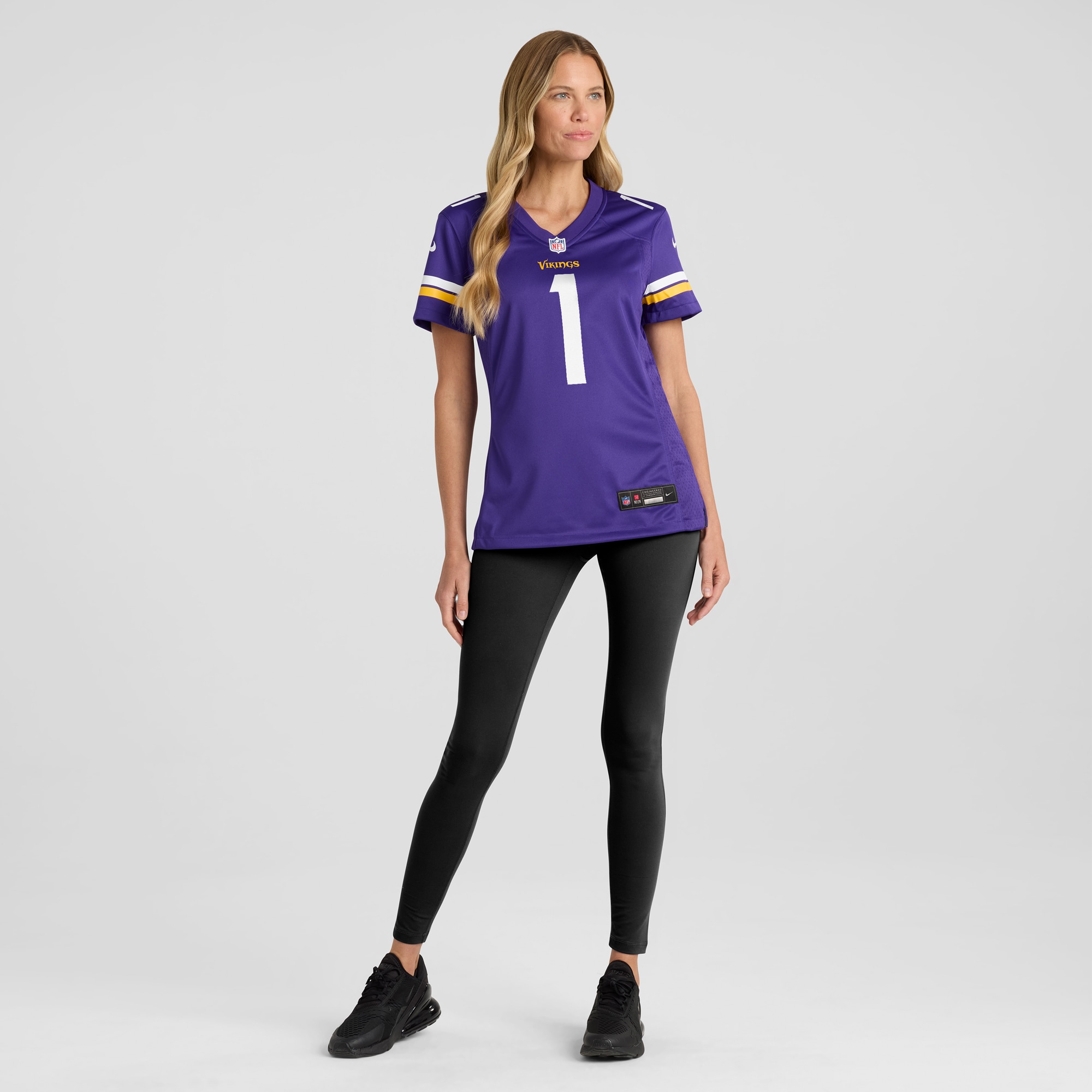 Minnesota Vikings Greg Joseph Purple Game NFL Jersey Women's