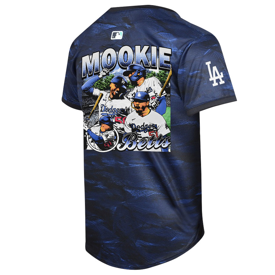 Mookie Betts 50 Los Angeles Dodgers Stadium 2023 All Star Game Limited Player Royal MLB Jersey Youth