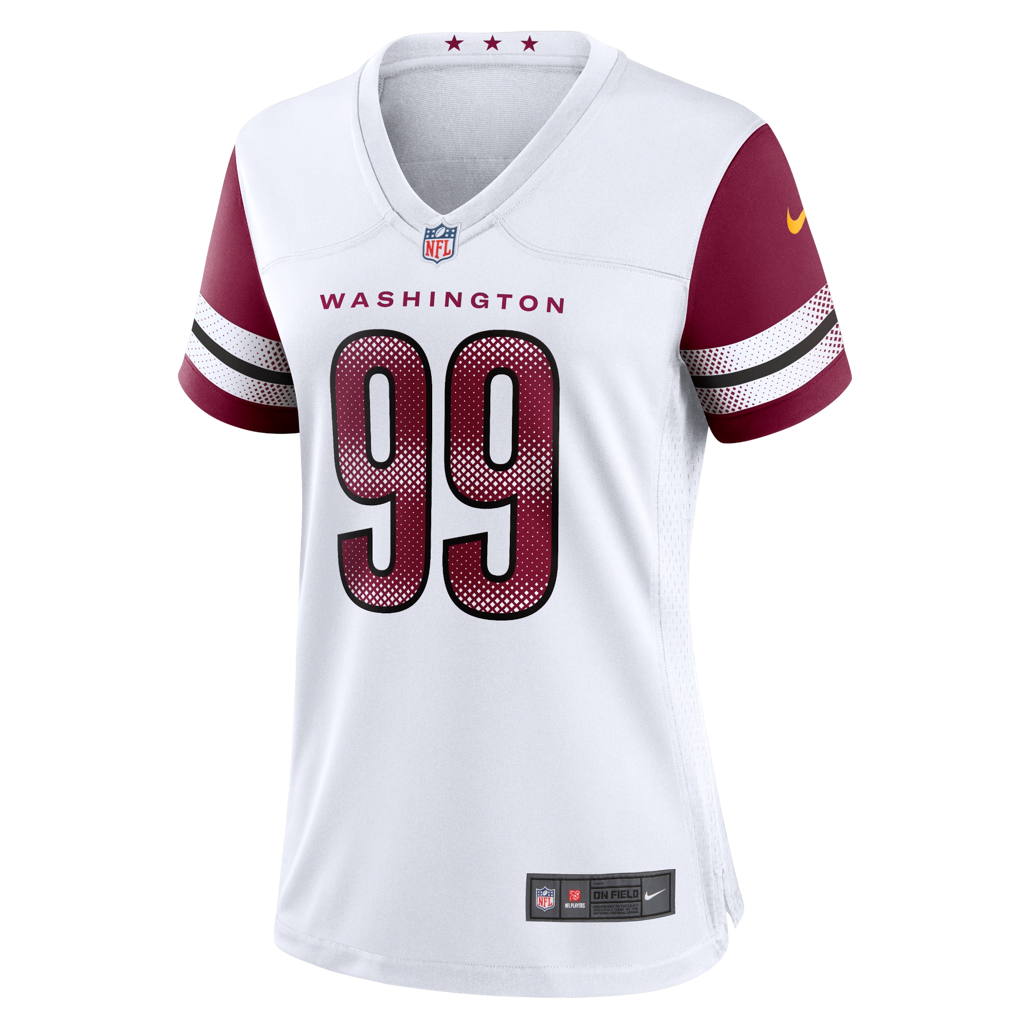 Washington Commanders Chase Young White Player NFL Jersey Women's