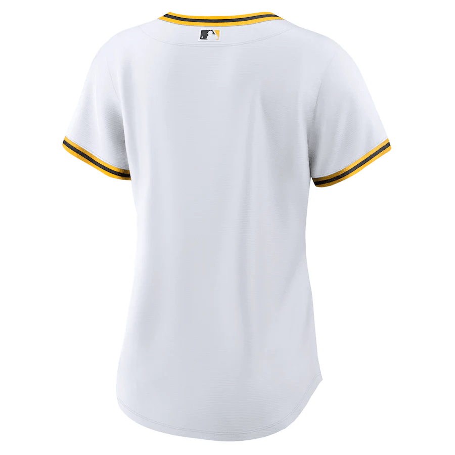 Pittsburgh Pirates Home Blank White MLB Jersey Women's