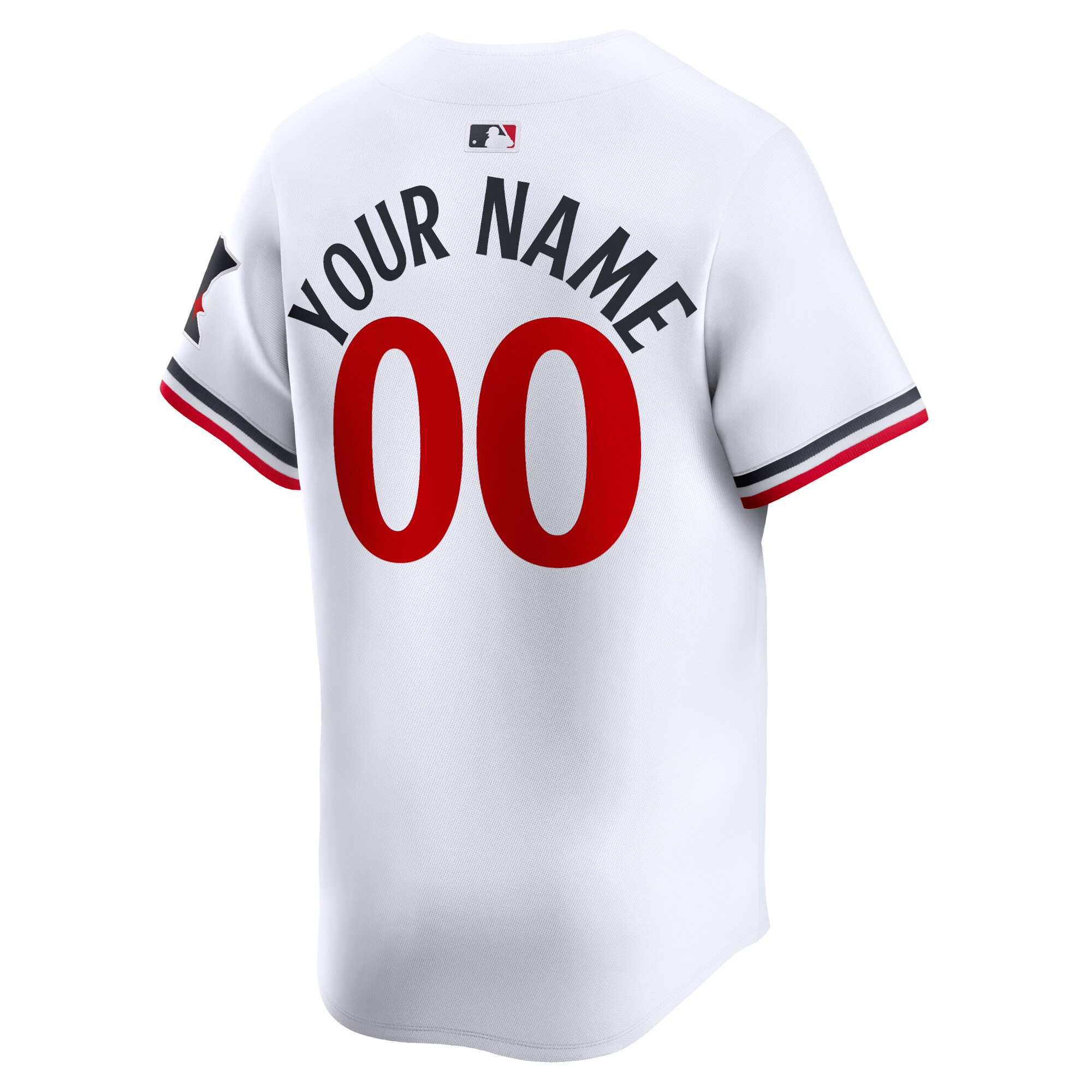 Minnesota Twins White Home Limited Custom MLB Jersey Youth