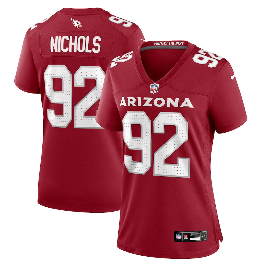 Bilal Nichols 92 Arizona Cardinals Game Cardinal NFL Jersey Women's