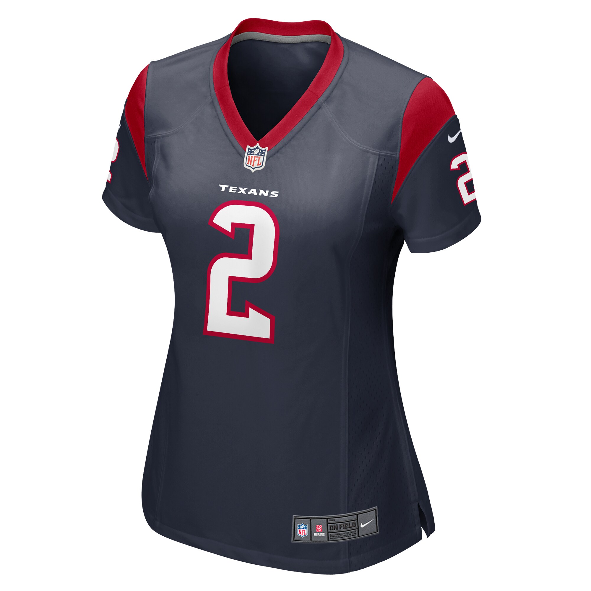Houston Texans Robert Woods Navy Game NFL Jersey Women's