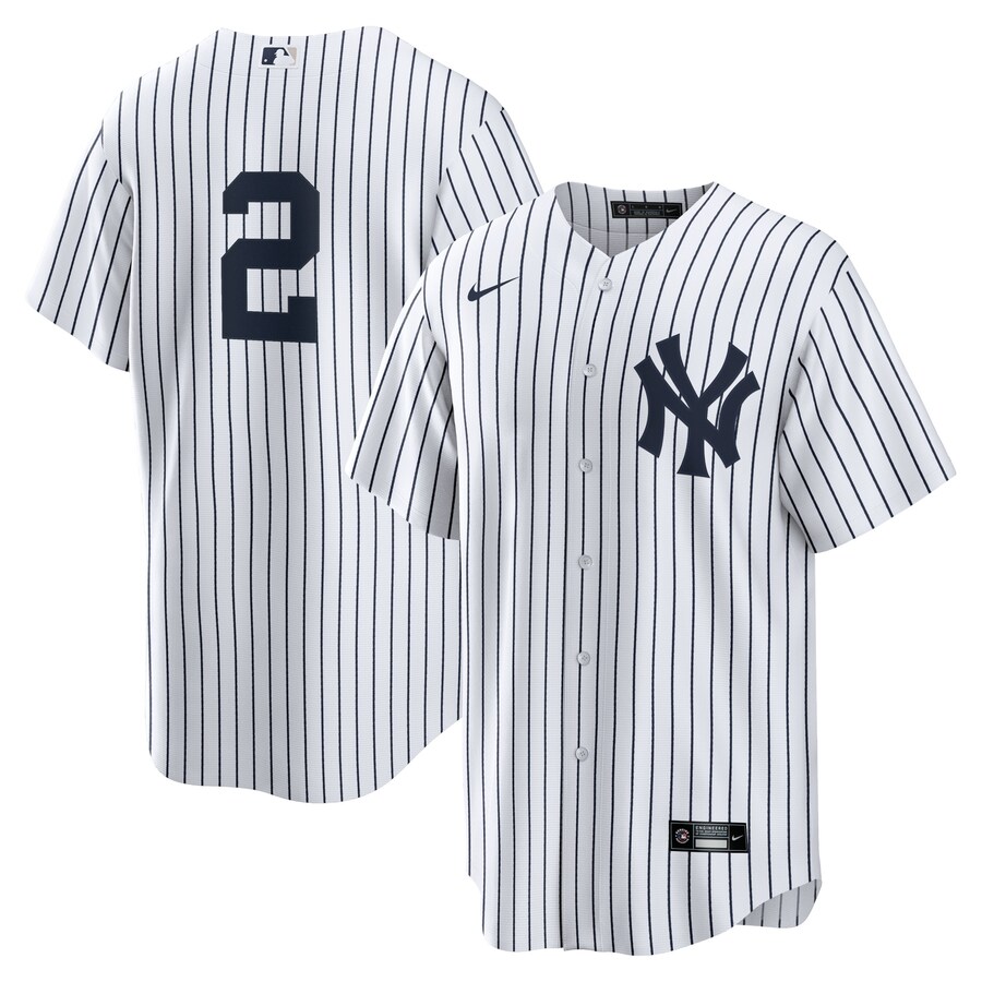 Derek Jeter New York Yankees Jersey White/Navy