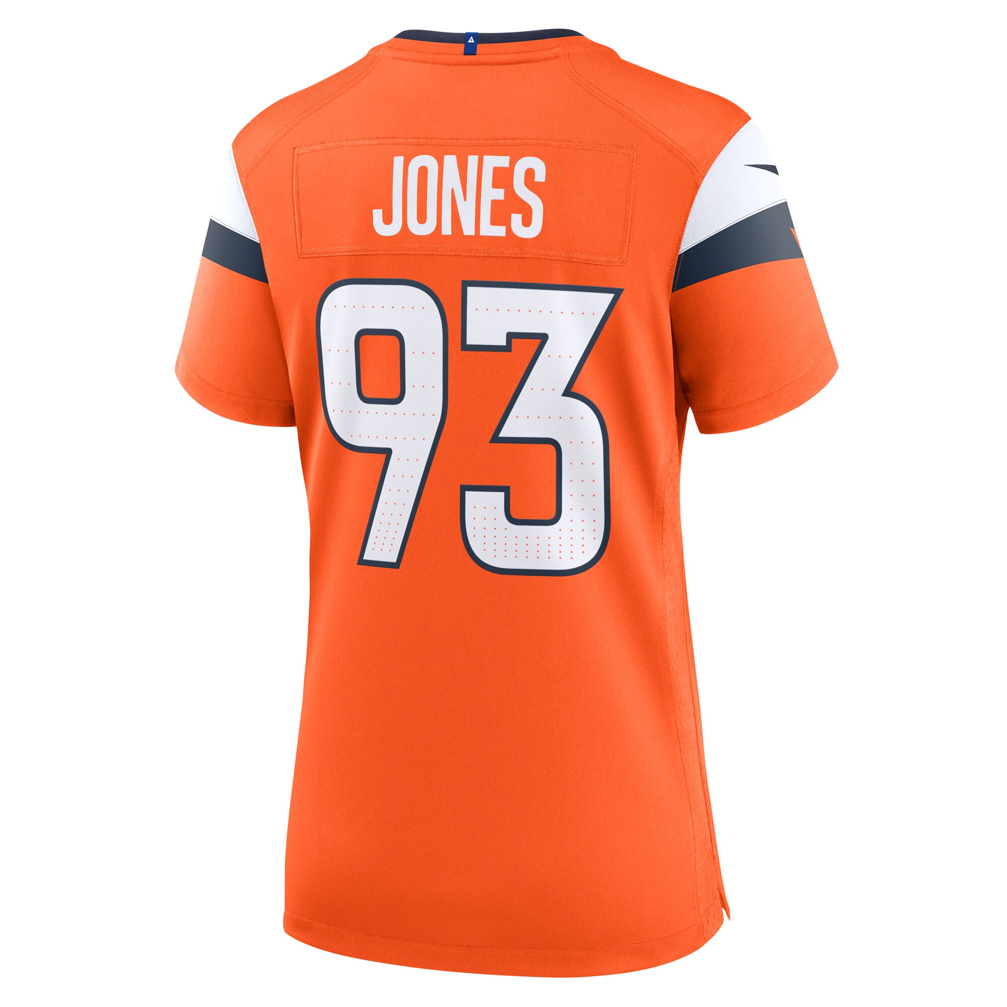 Denver Broncos D.J. Jones Orange Team Game NFL Jersey Women's