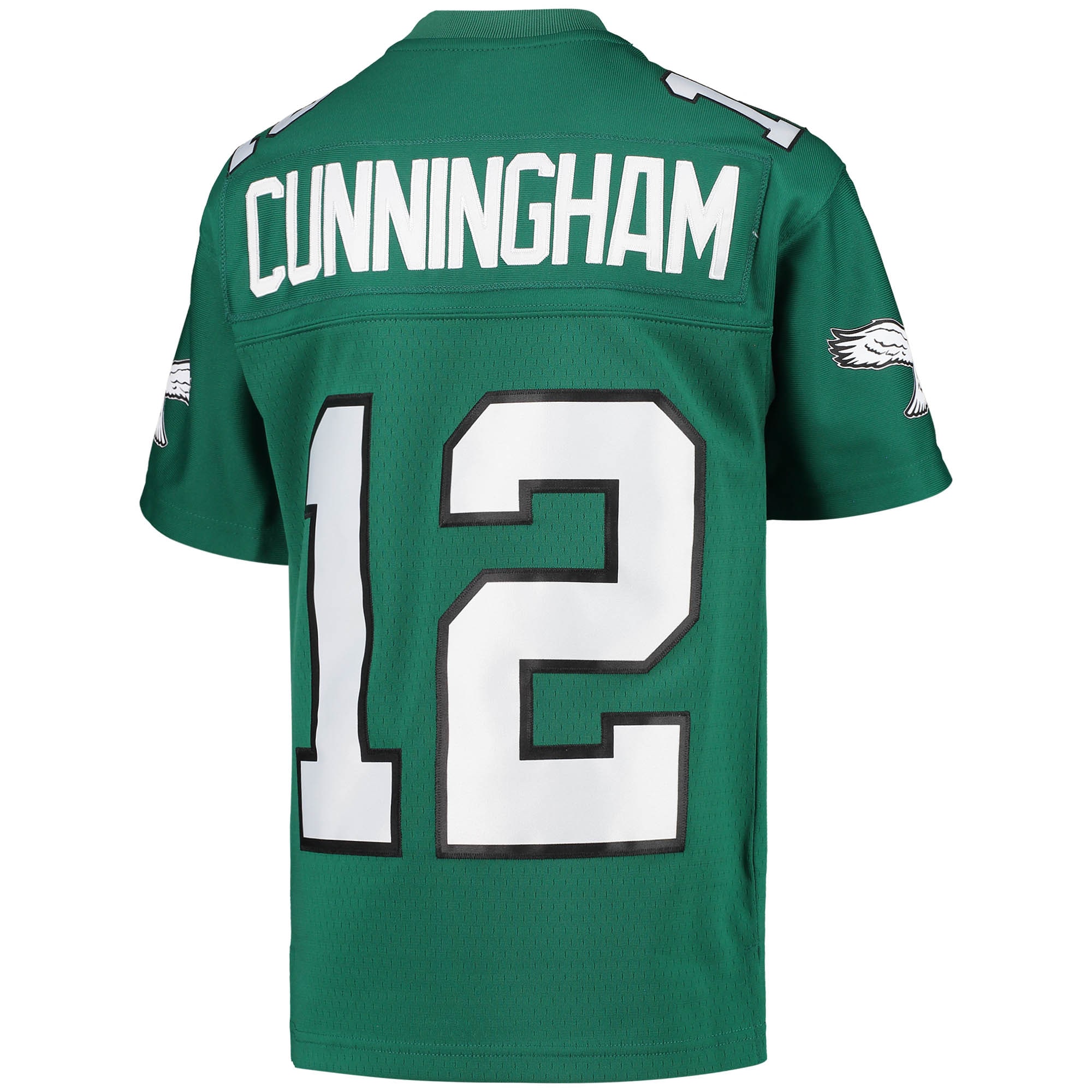 Philadelphia Eagles Randall Cunningham Mitchell Ness Kelly Green 1990 Retired Player Legacy NFL Jersey Youth