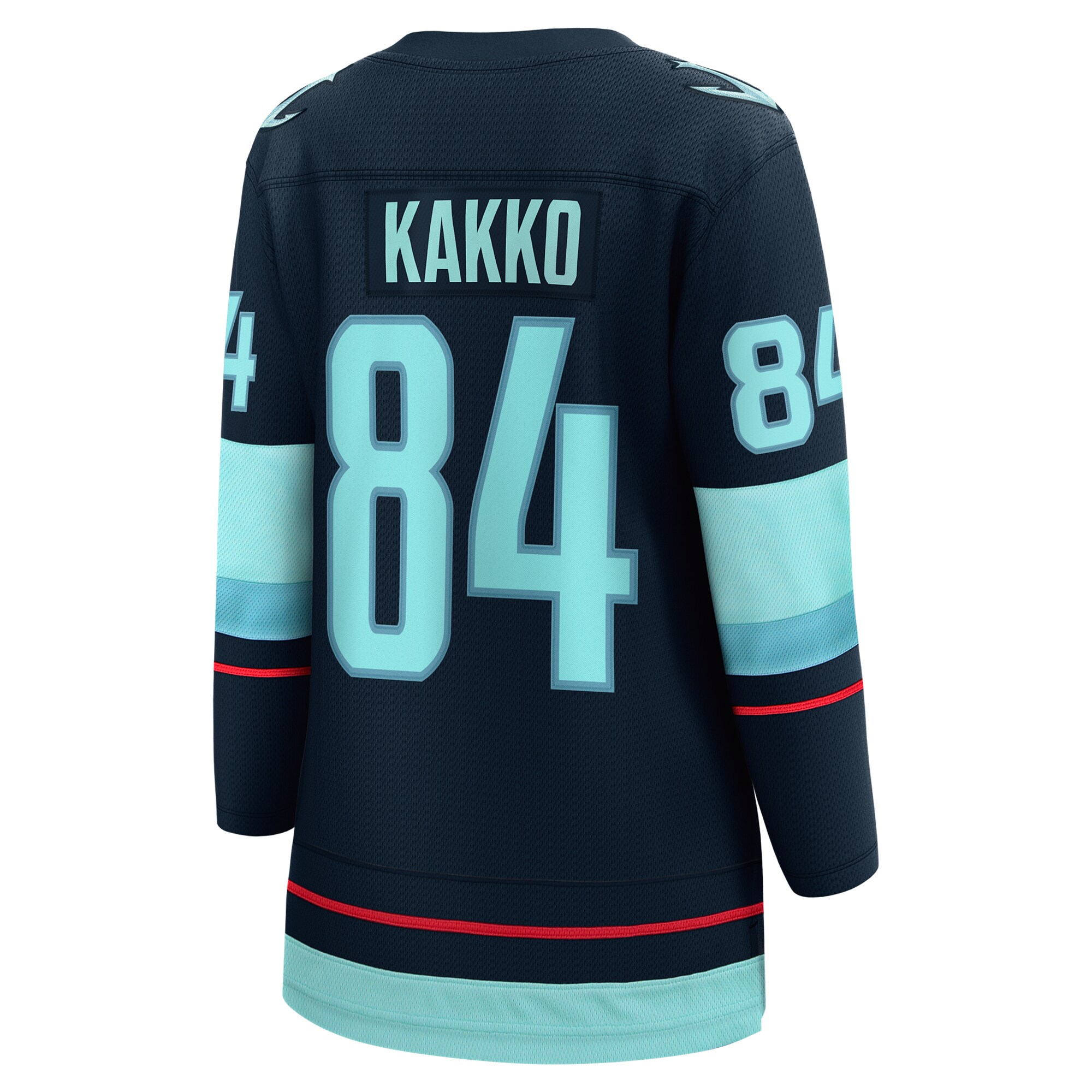 Seattle Kraken Kaapo Kakko Deep Sea Blue Home Breakaway Player NHL Jersey Women's