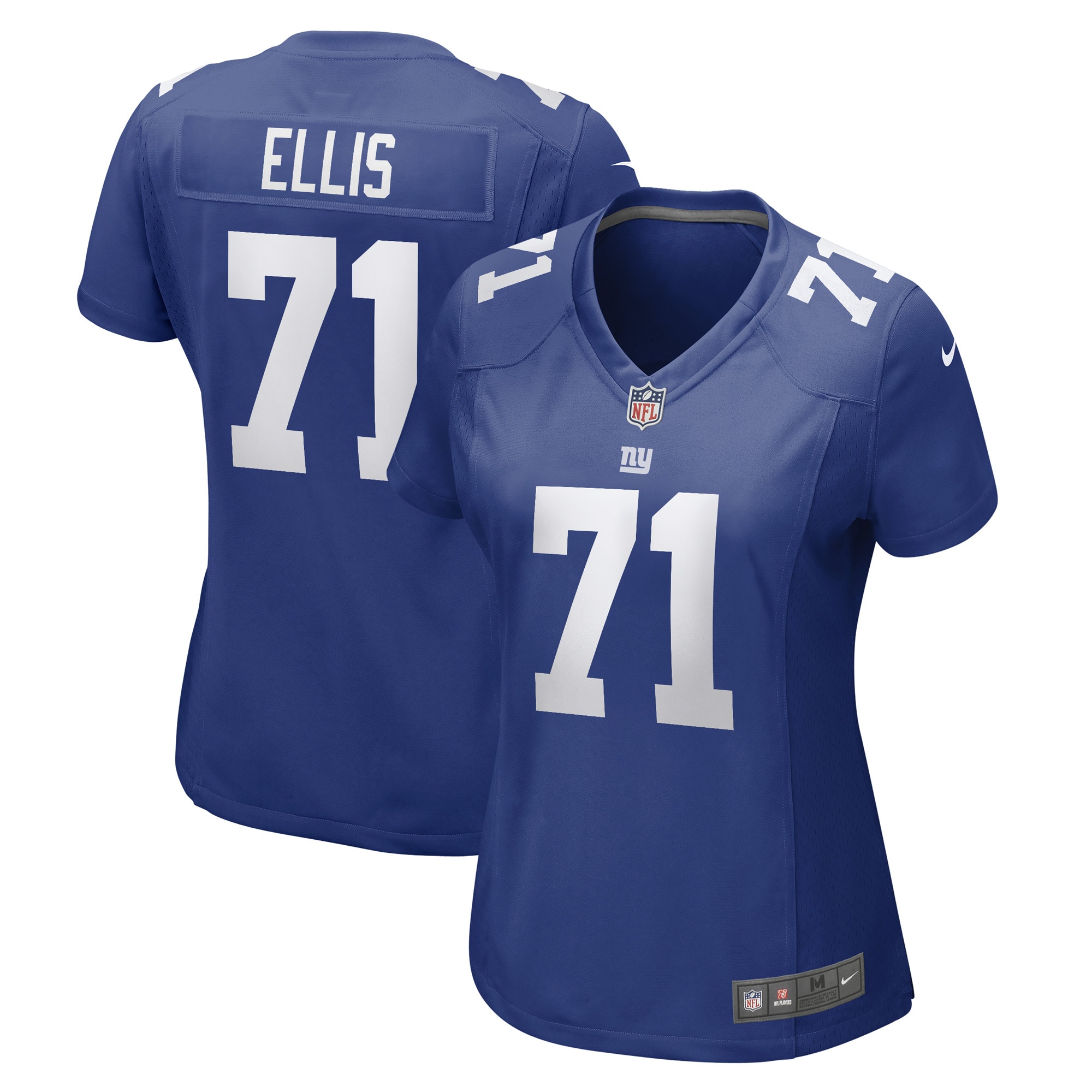 New York Giants Justin Ellis Royal Game Player NFL Jersey Women's