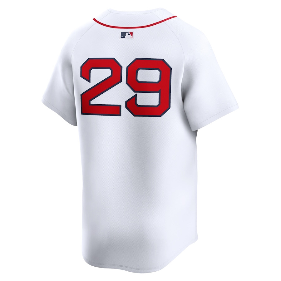 Bobby Dalbec 29 Boston Red Sox Home Limited Player White MLB Jersey Men's
