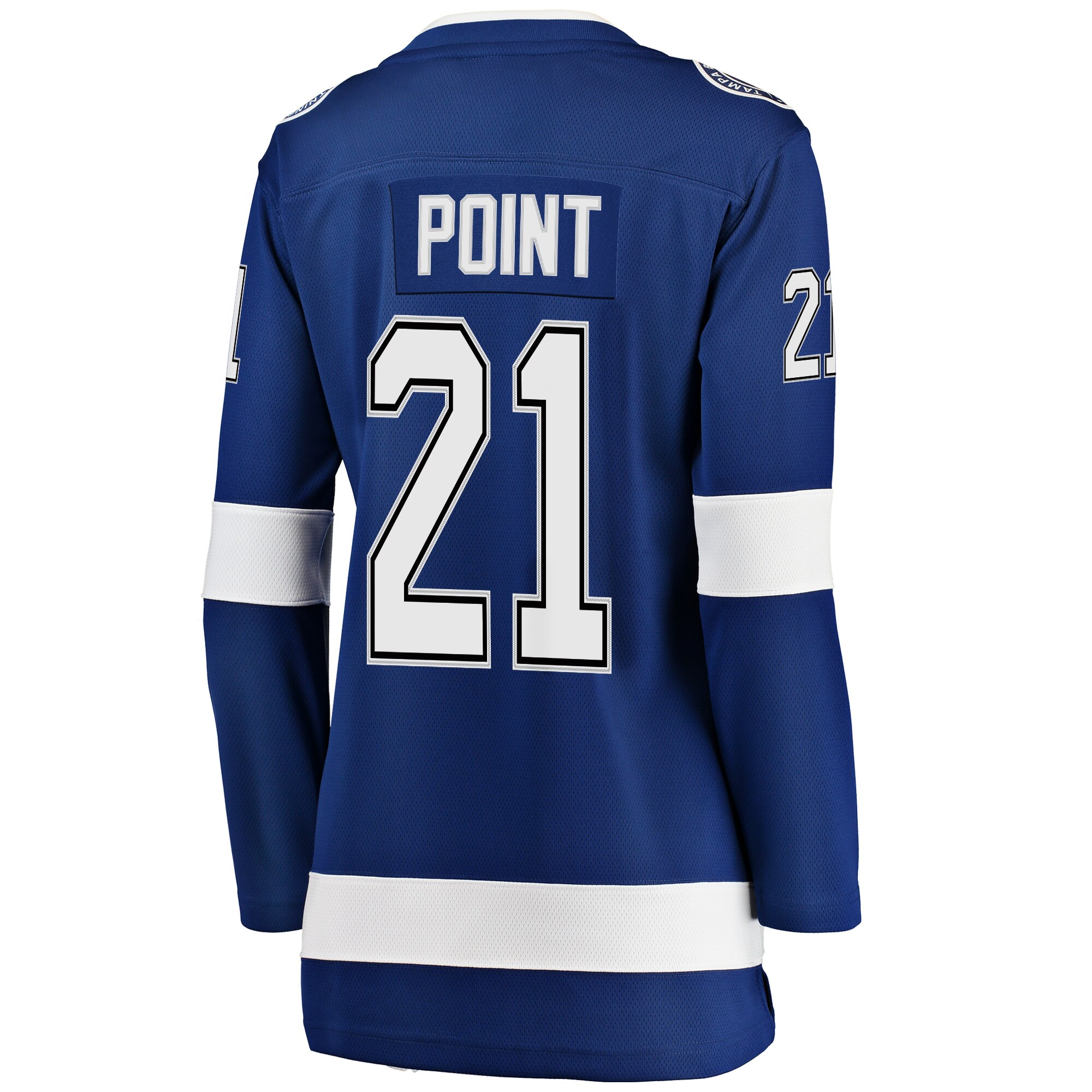Tampa Bay Lightning Brayden Point Blue Breakaway Player NHL Jersey Women's