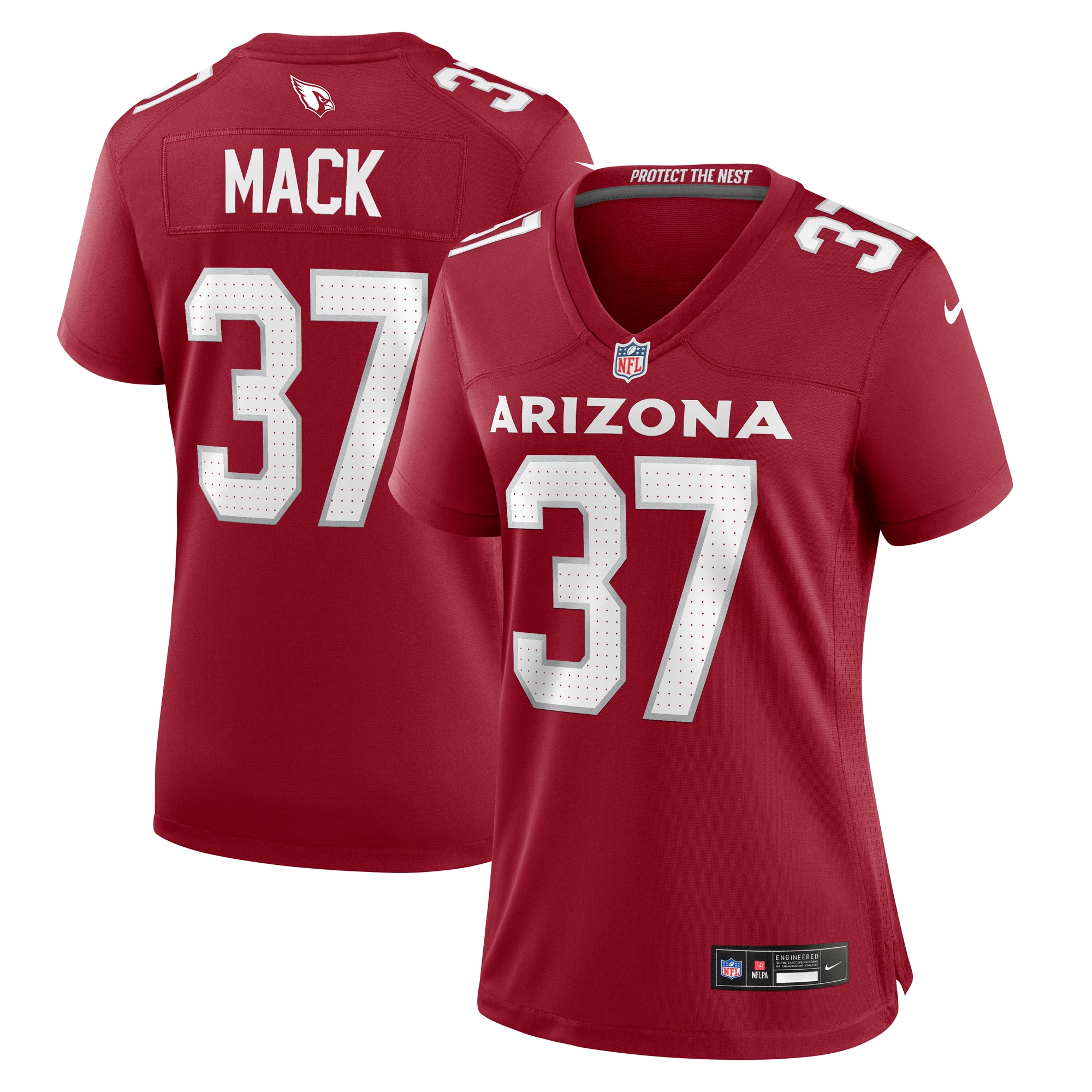 Arizona Cardinals Marlon Mack Cardinal Team Game NFL Jersey Women's
