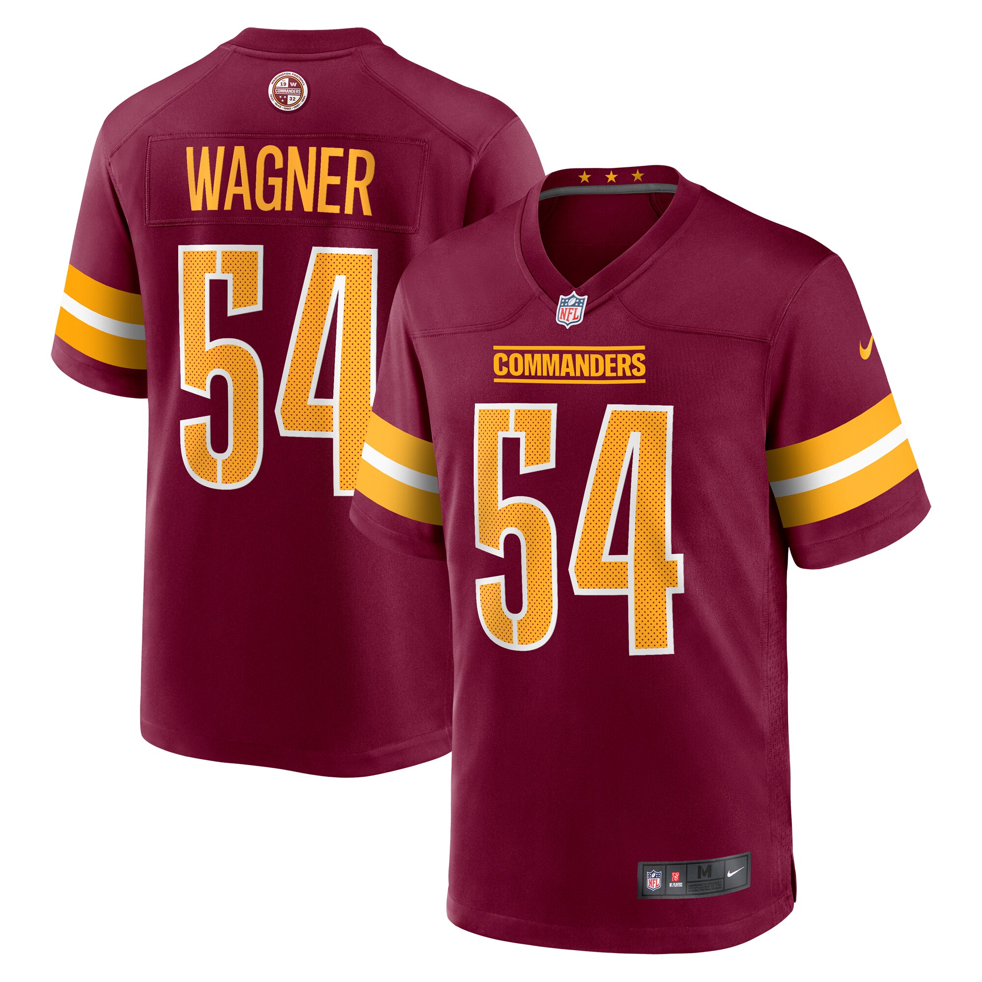Washington Commanders Bobby Wagner Burgundy Game Player NFL Jersey Men's