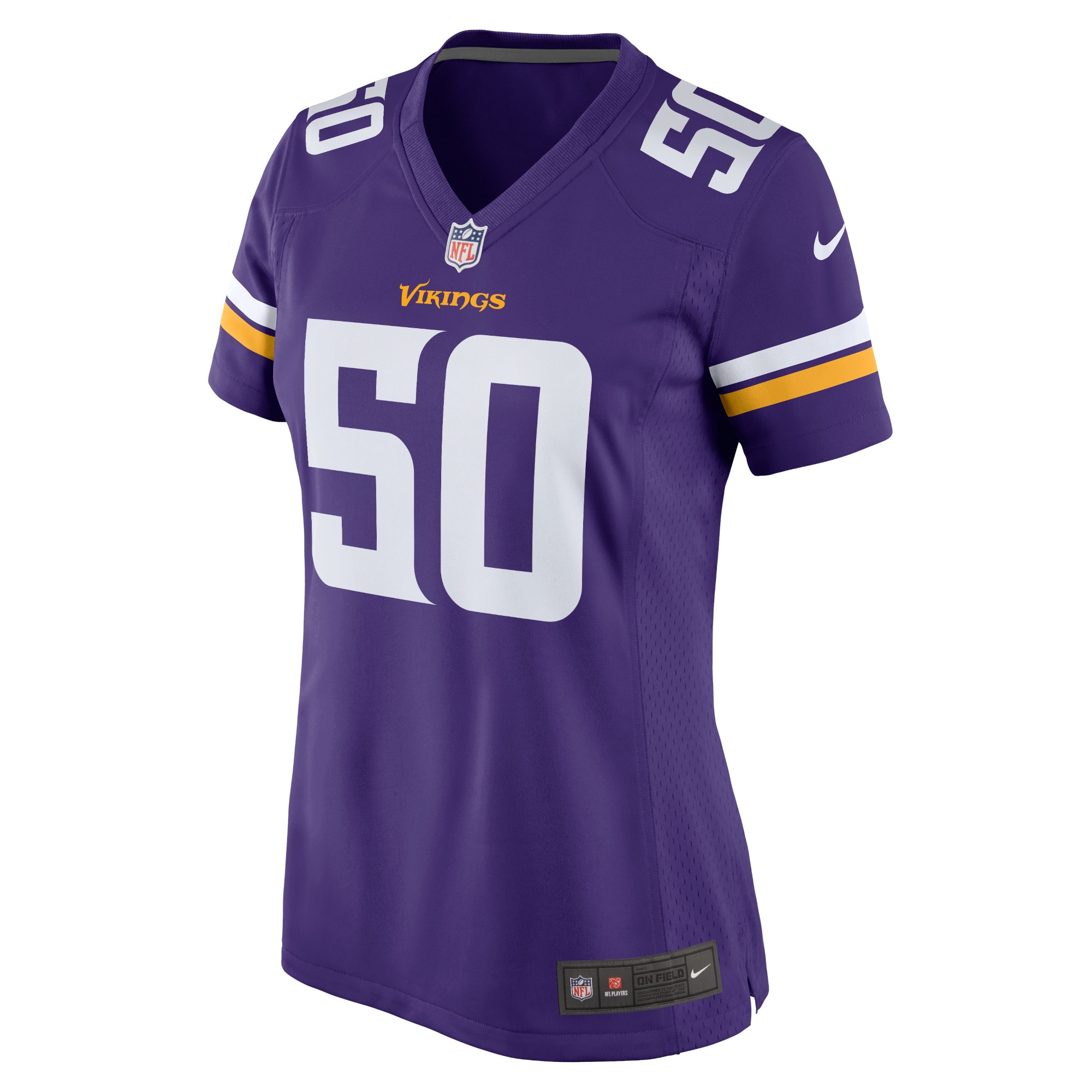 Minnesota Vikings TJ Smith Purple Home Game Player NFL Jersey Women's