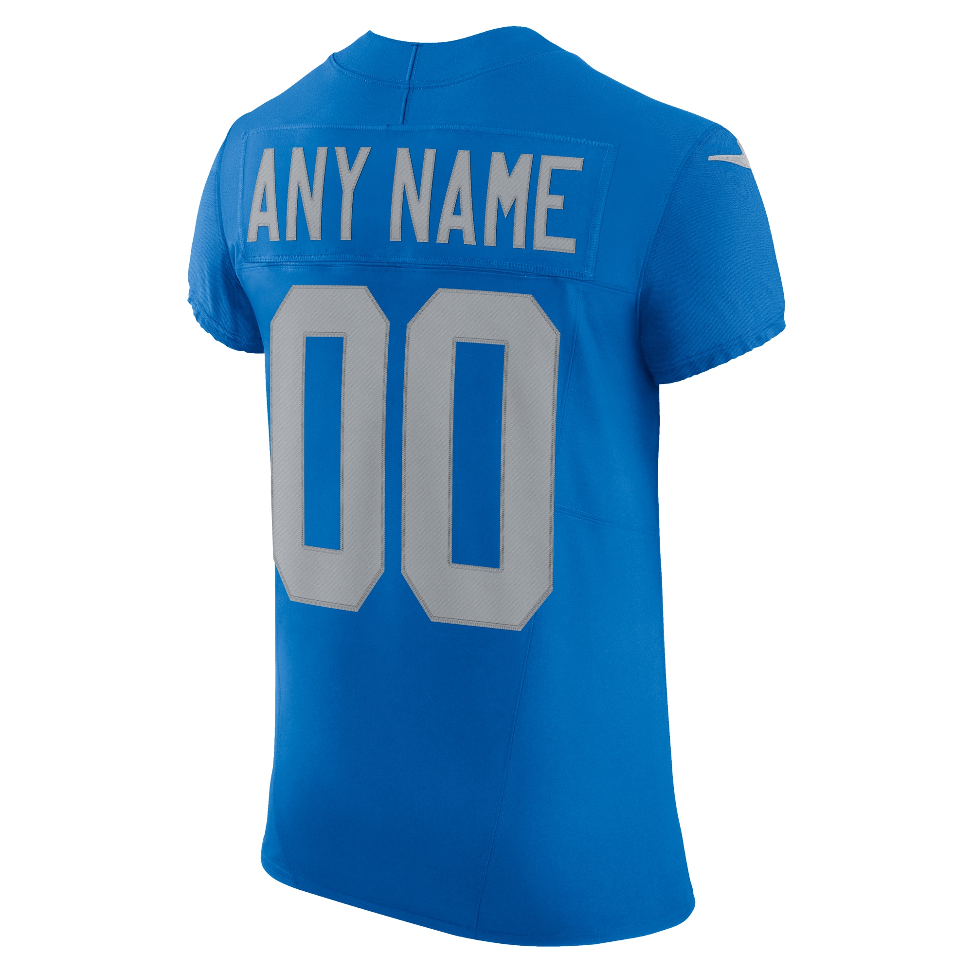 Detroit Lions Blue Alternate Vapor F.U.S.E. Elite Custom NFL Jersey Men's