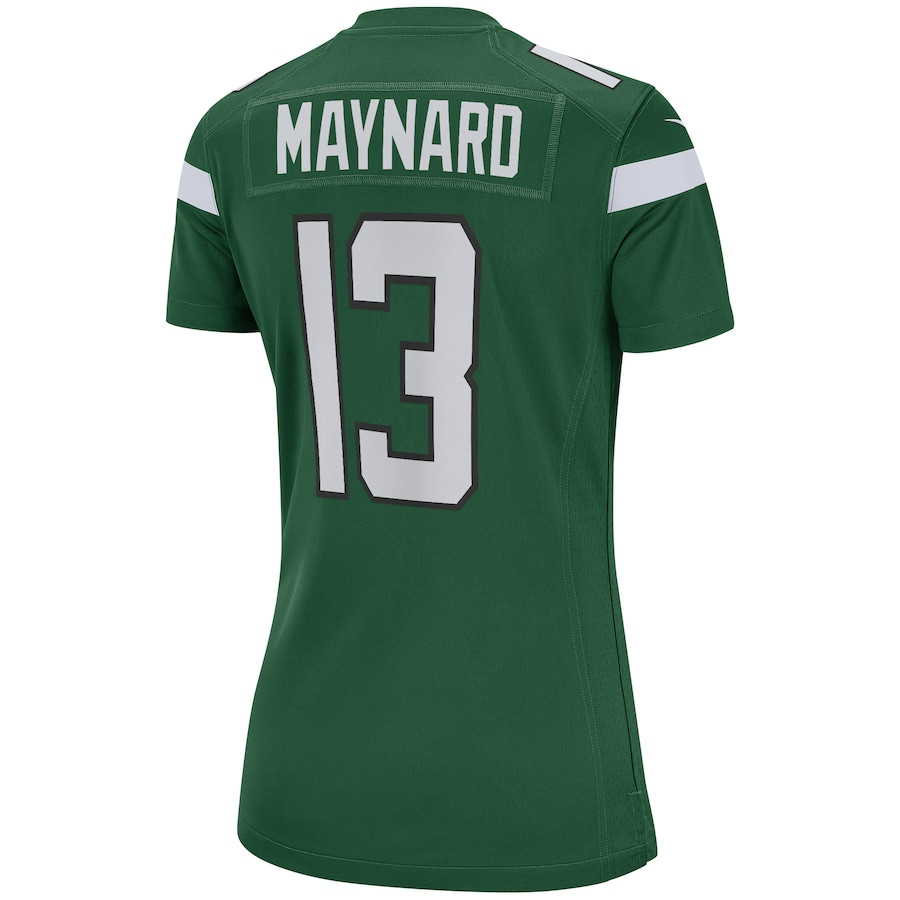 Don Maynard 13 New York Jets Game Retired Gotham Green NFL Jersey Women's