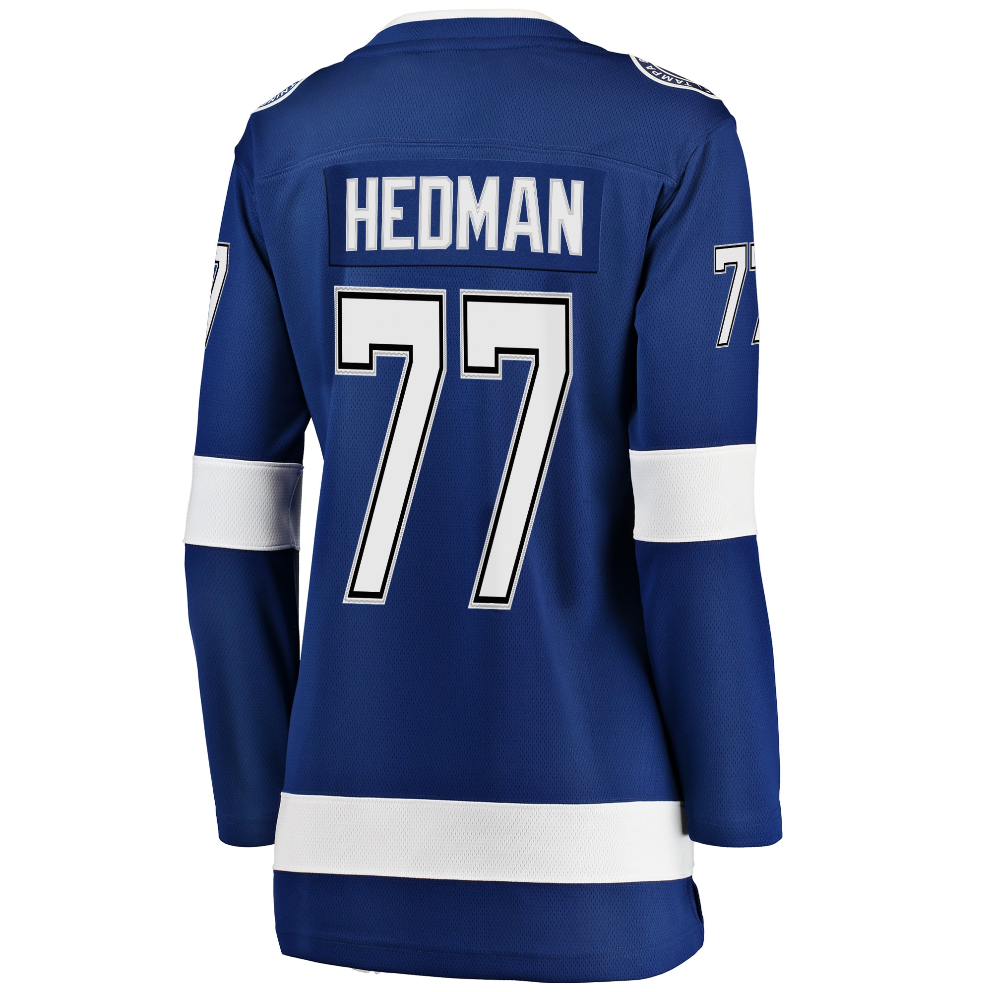 Tampa Bay Lightning Victor Hedman Blue Breakaway Player NHL Jersey Women's