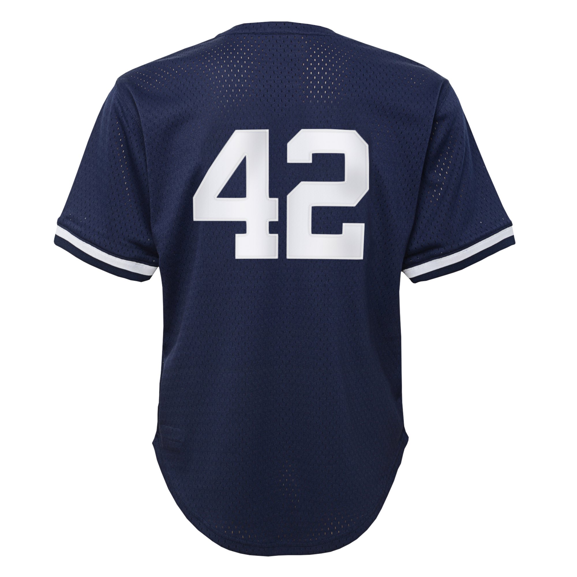 New York Yankees Mariano Rivera Mitchell Ness Navy Cooperstown Collection Mesh Batting Practice MLB Jersey Youth