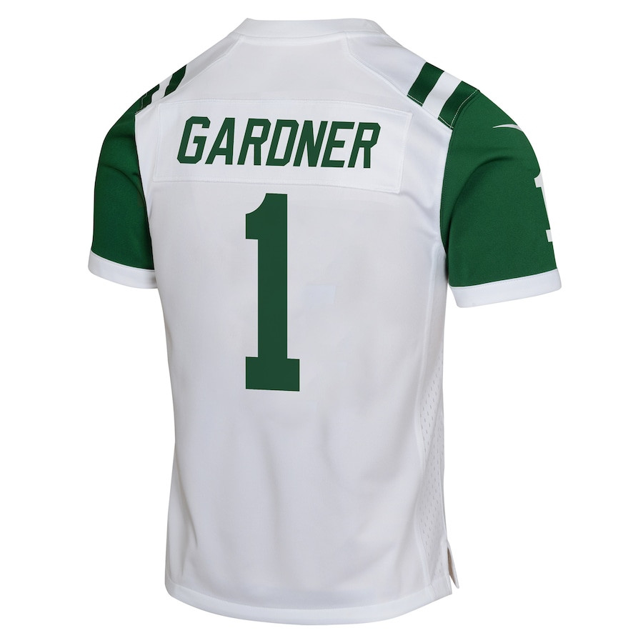 Ahmad Sauce Gardner 1 New York Jets Classic Alternate Game White NFL Jersey Youth