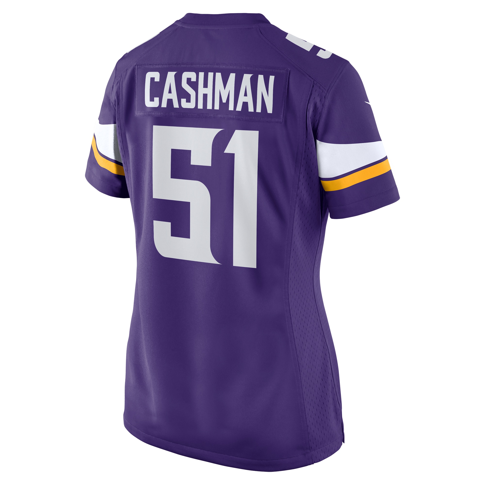Minnesota Vikings Blake Cashman Purple Team Game NFL Jersey Women's