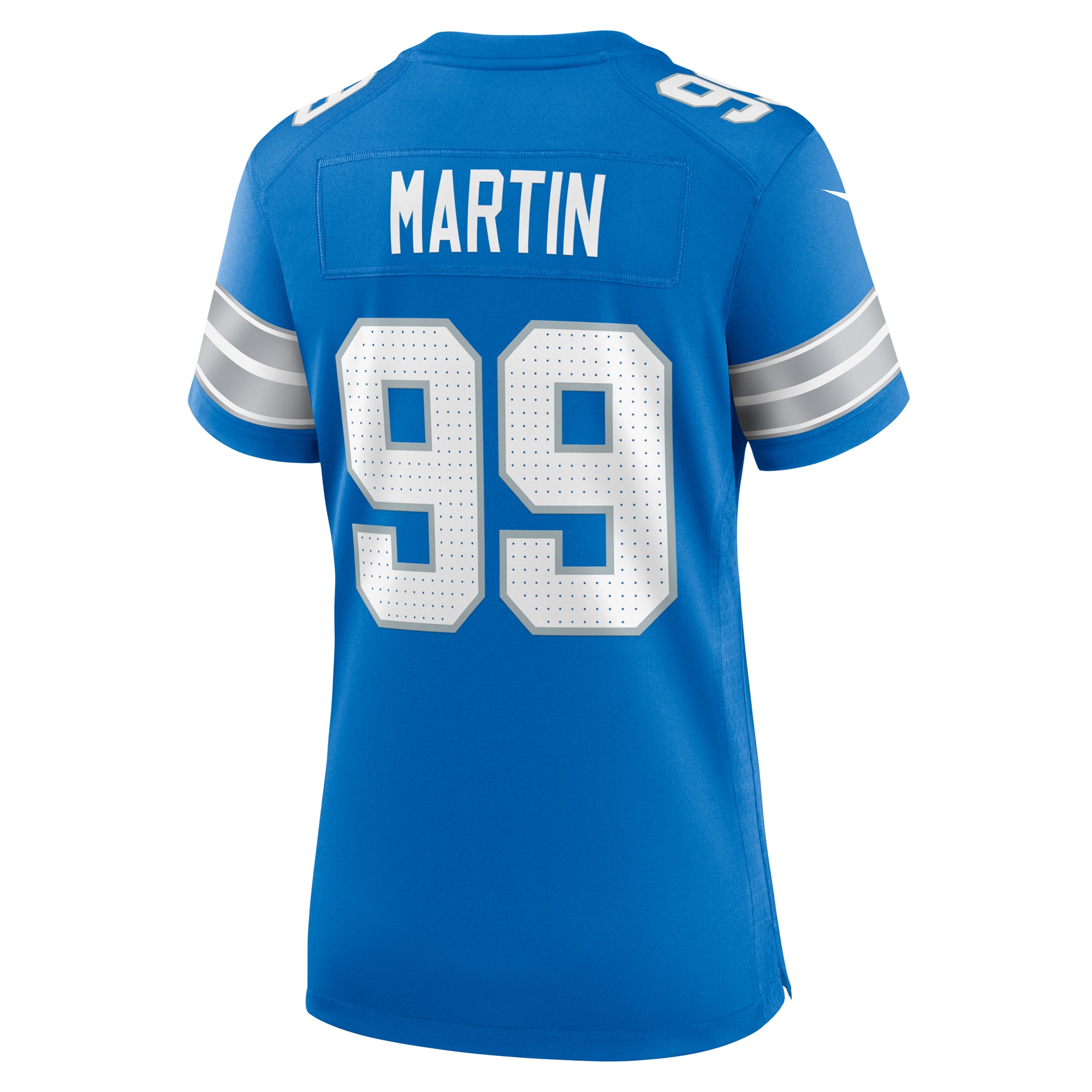 Detroit Lions Brodric Martin Blue Team Game NFL Jersey Women's