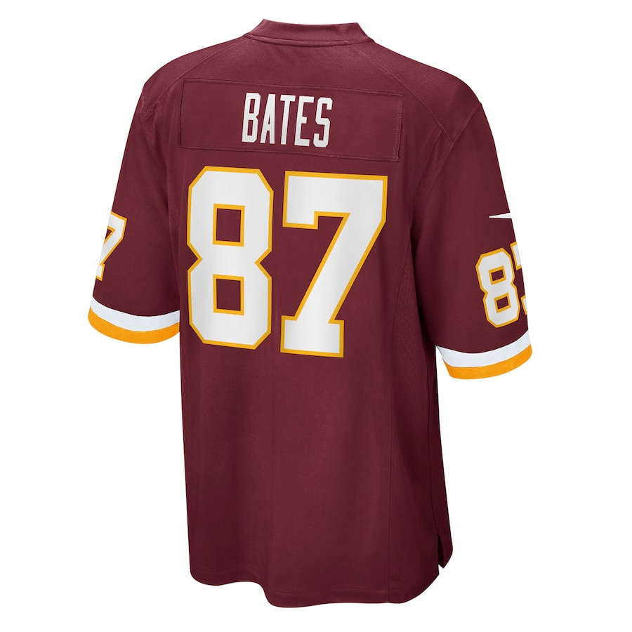 John Bates 87 Washington Commanders Team Game Burgundy NFL Jersey Men's