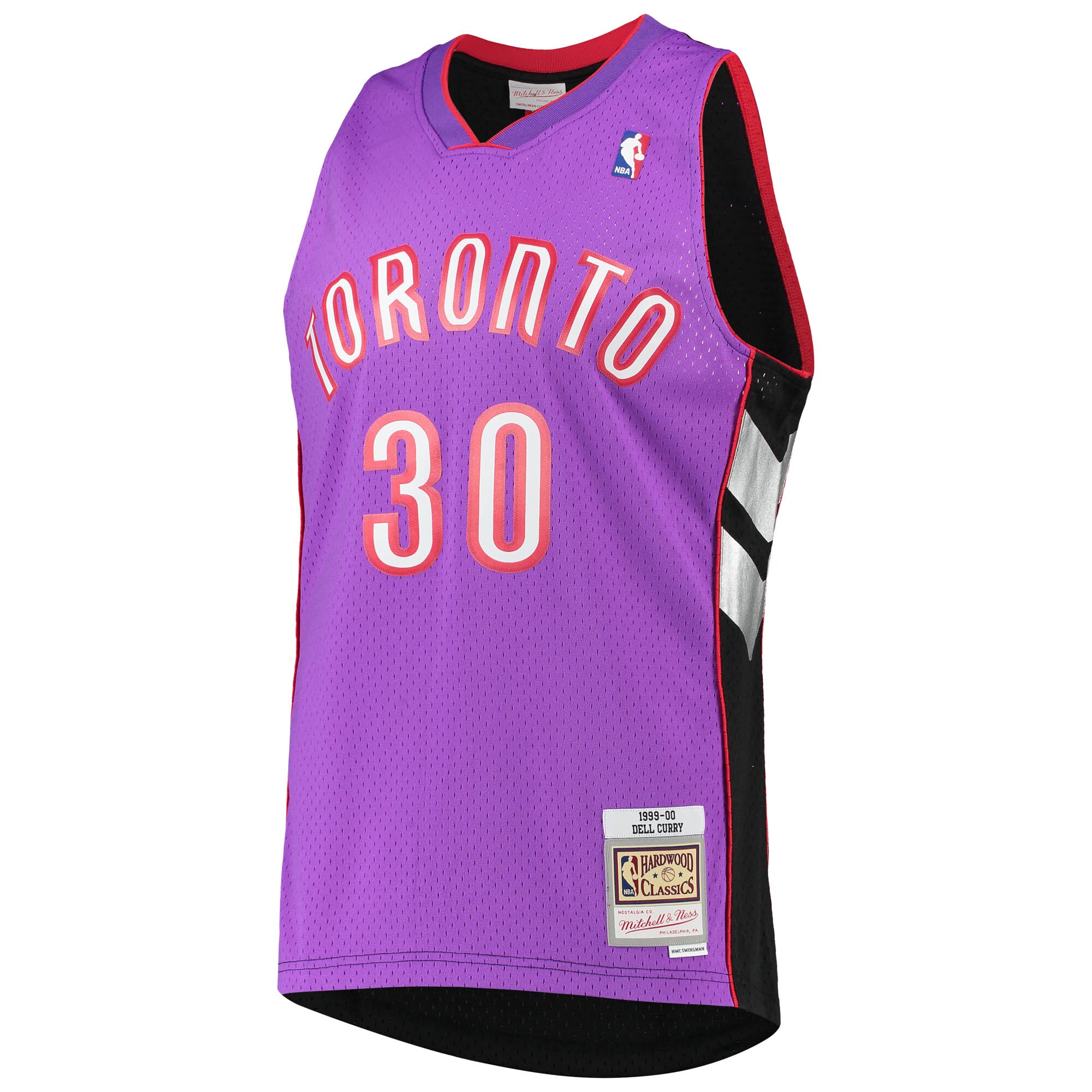 Mitchell Ness Dell Curry Purple Toronto Raptors 1999/00 Hardwood Classics Swingman NBA Jersey Men's