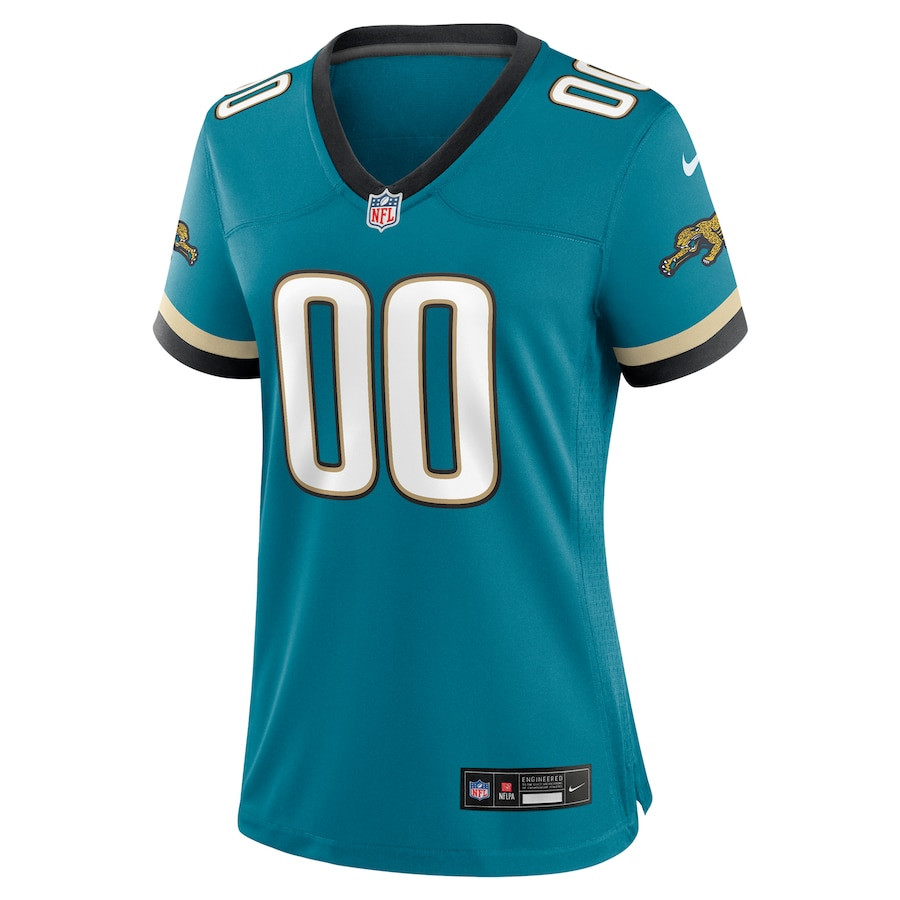 Jacksonville Jaguars Prowler Throwback Game Custom Teal NFL Jersey Women's