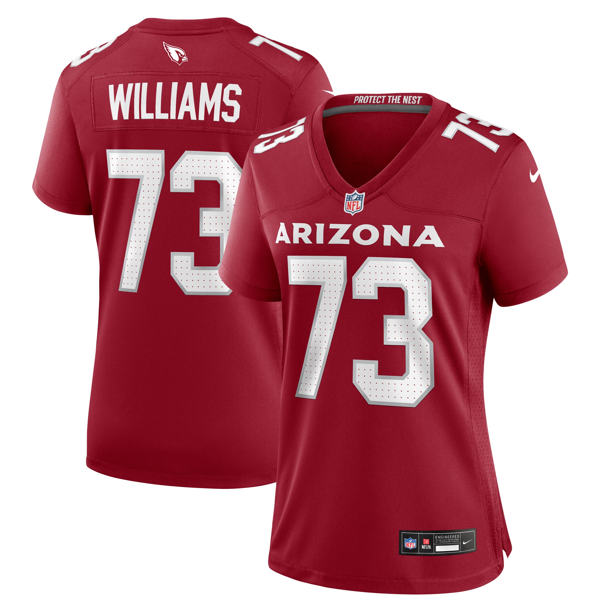 Arizona Cardinals Jonah Williams Cardinal Game NFL Jersey Women's