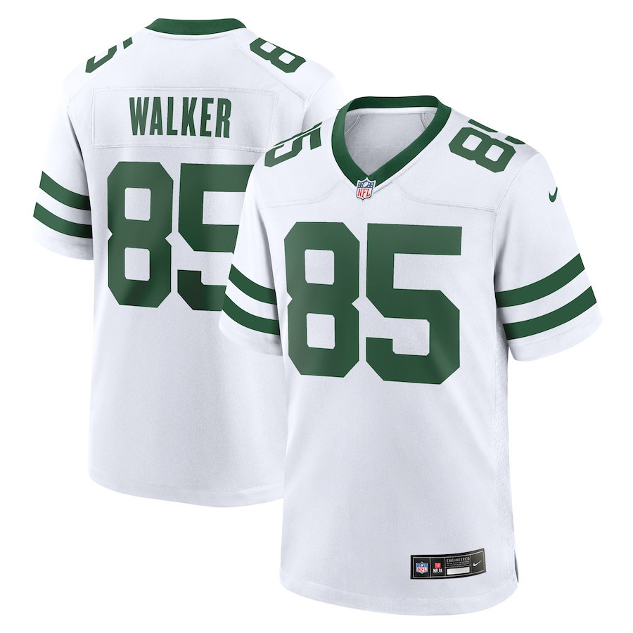 Wesley Walker 85 New York Jets Game Retired Player White NFL Jersey Men's