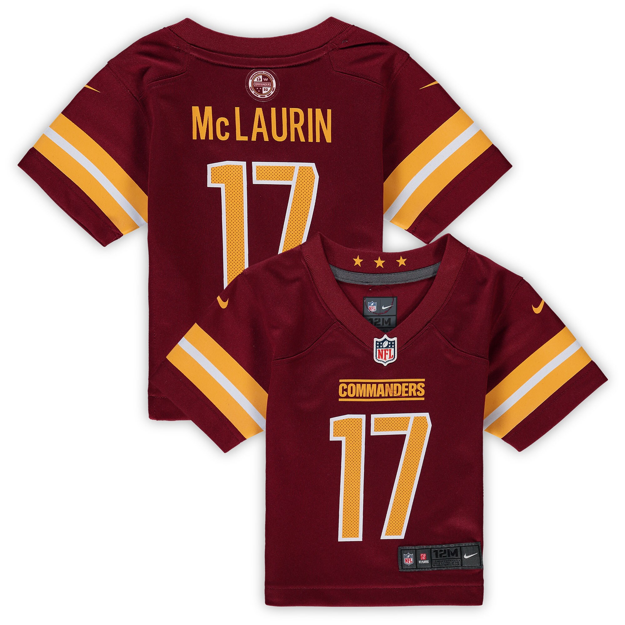 Infant Washington Commanders Terry McLaurin Burgundy Player Game NFL Jersey Men's