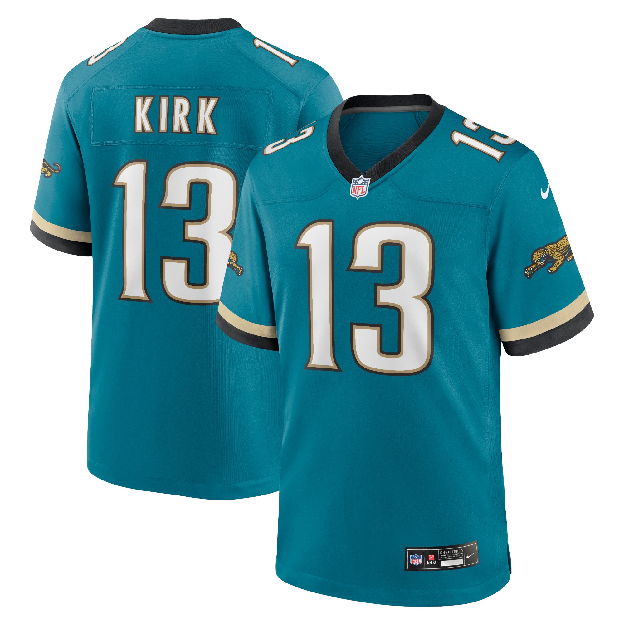 Jacksonville Jaguars Christian Kirk Teal Prowler Throwback Player Game NFL Jersey Men's