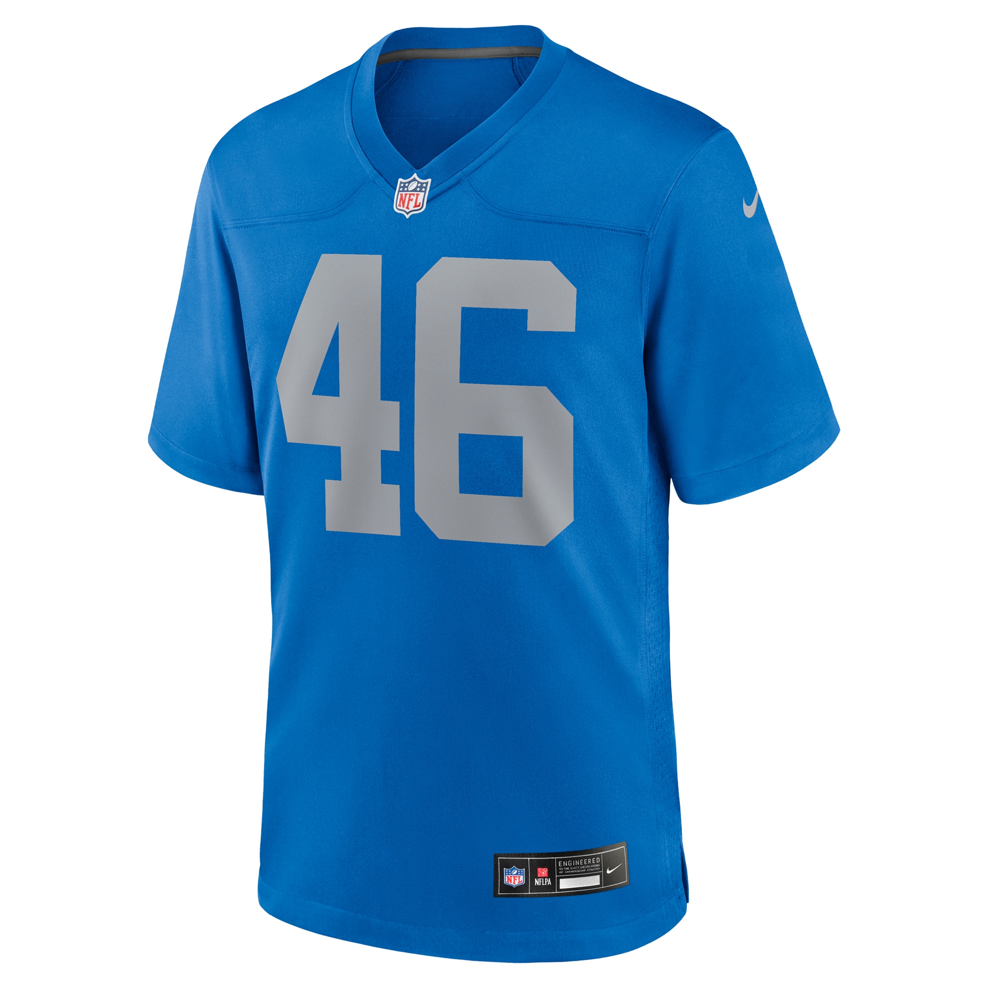 Detroit Lions Jack Campbell Blue Alternate Game NFL Jersey Men's