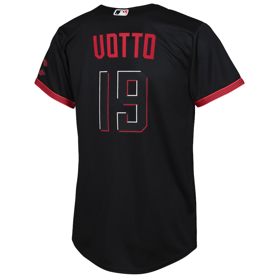 Ken Griffey Jr. 30 Cincinnati Reds 2023 City Connect Black MLB Jersey Youth